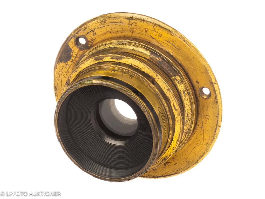 Hugo Meyer & Görlitz No.600 brass lens
