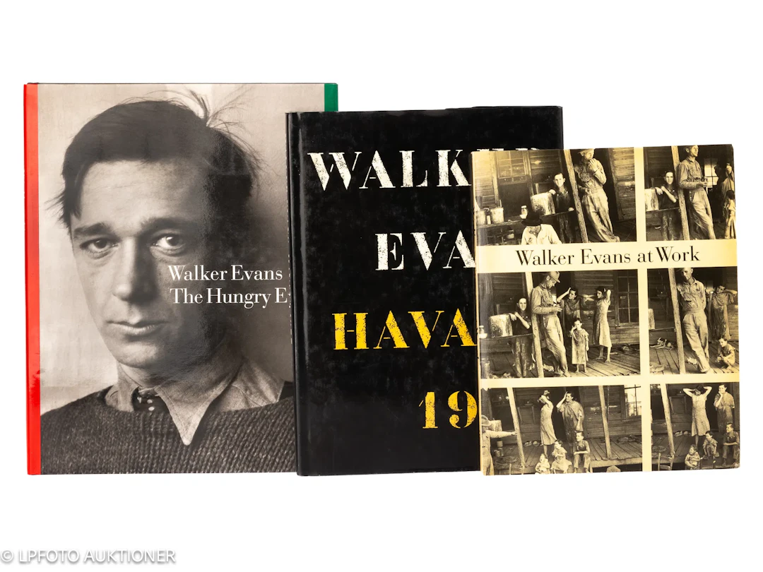 Three books by Walker Evans