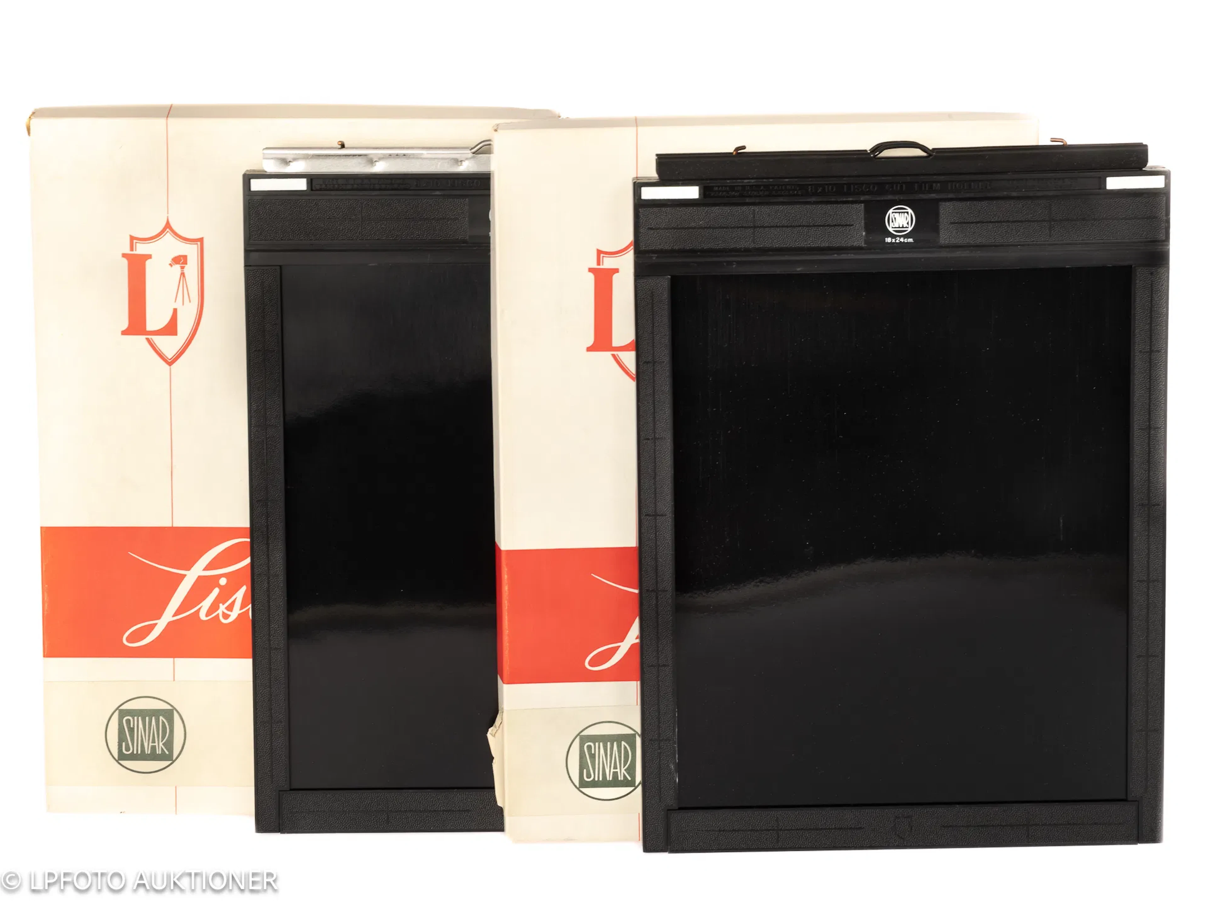 Lot with two Sinar 8x10in cassettes