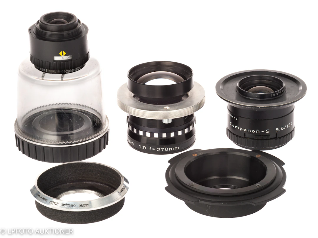 Lot with 3 enlarger lenses