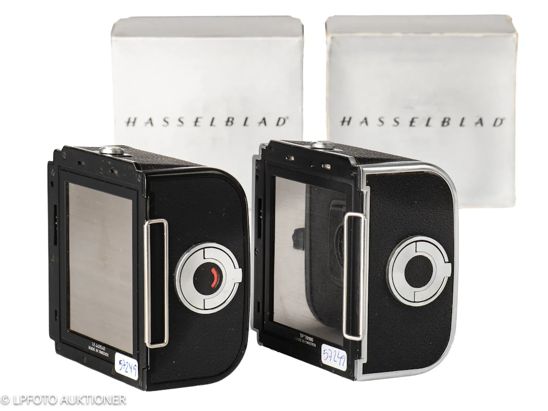 Lot with 2 Hasselblad C12 film backs