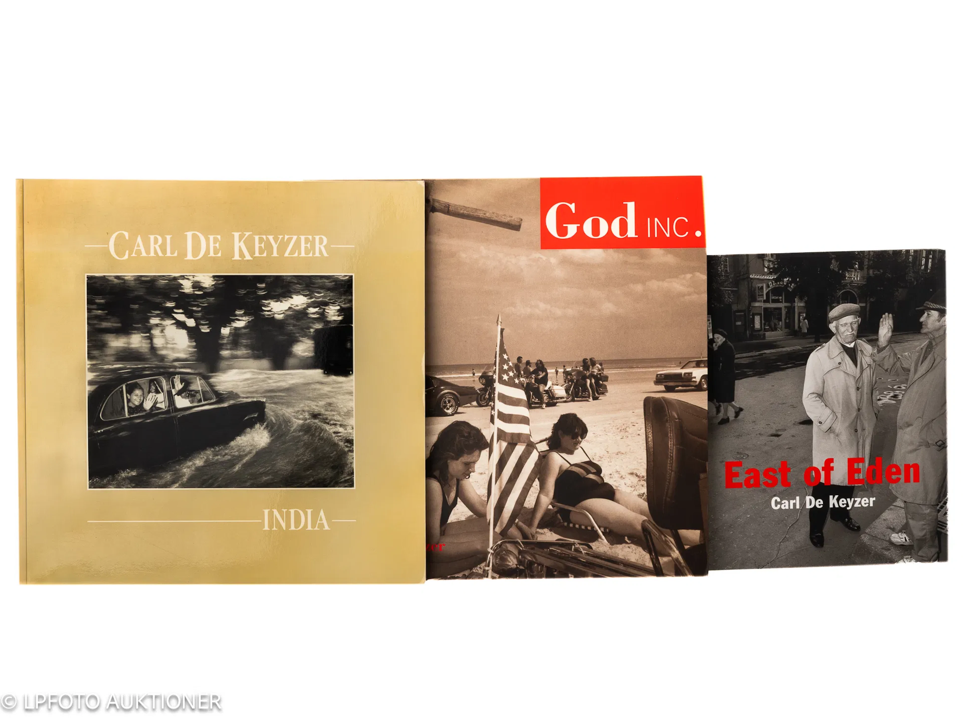 Three books Carl De Keyzer