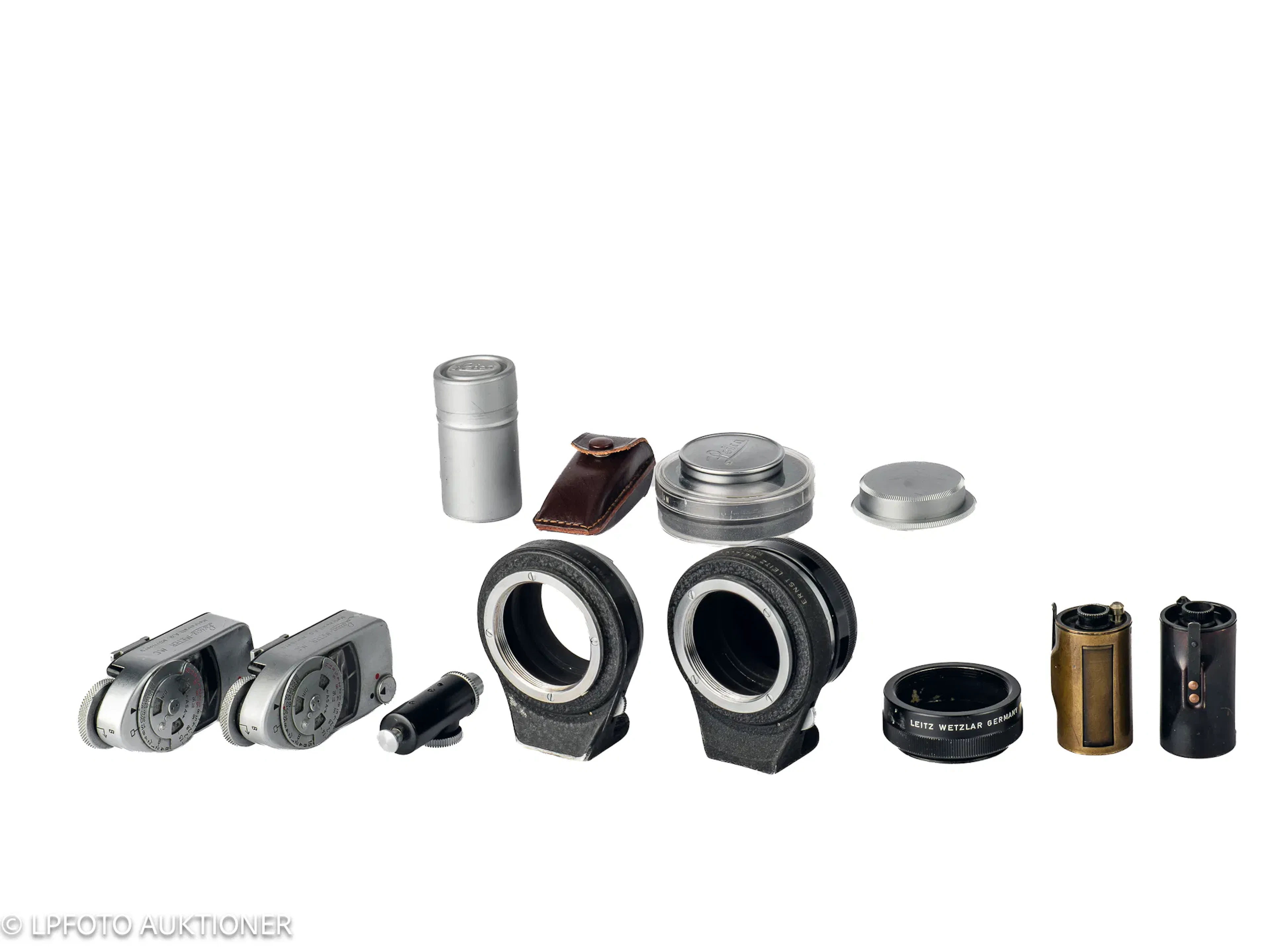 Lot with Leitz accessories