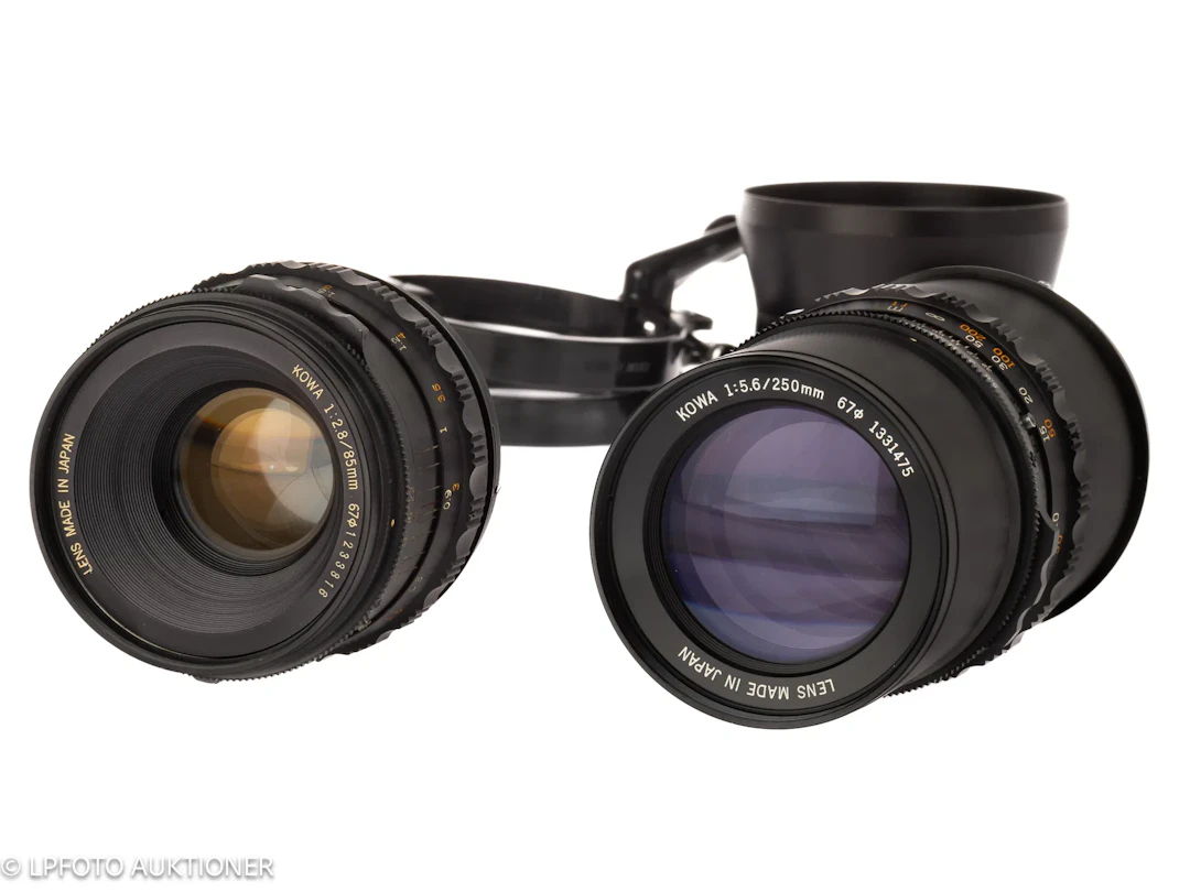 Lot with 2 Kowa Six lenses