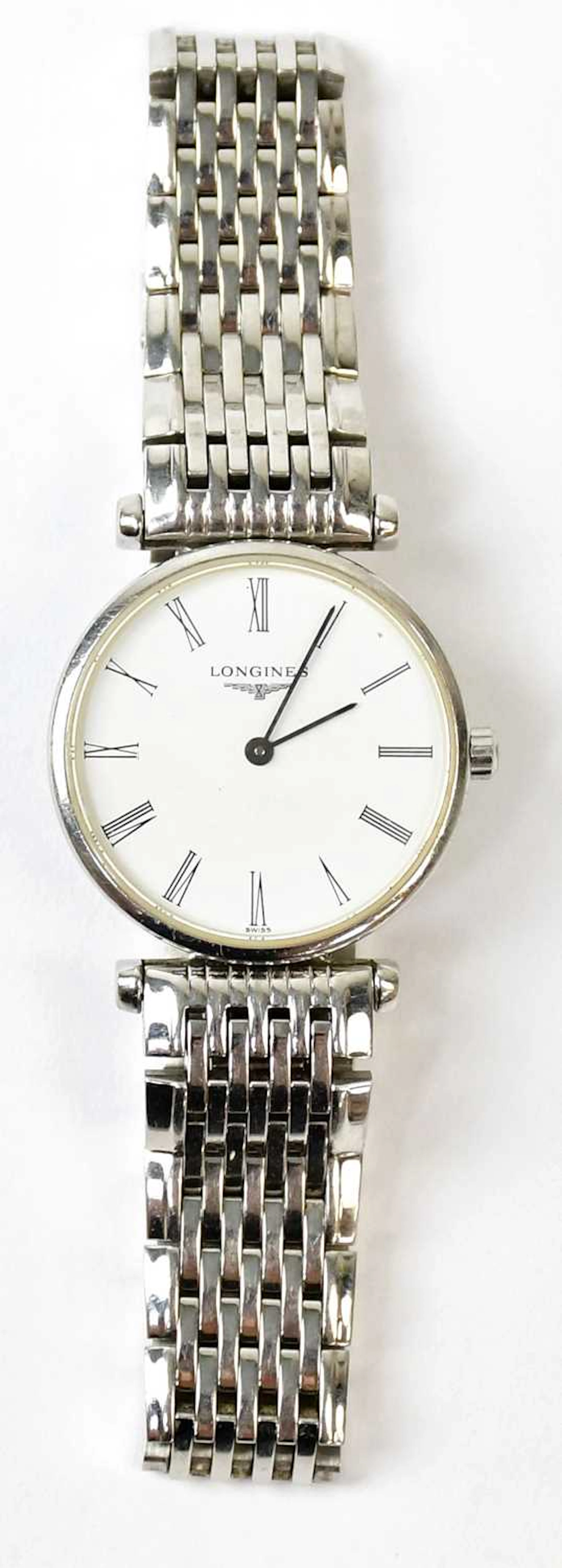 LONGINES; a stainless 'La Grande Classique de Longines' steel wristwatch