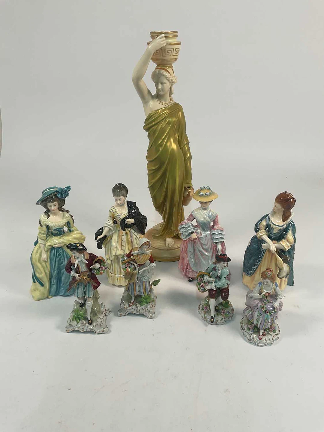 ROYAL DOULTON; four figures comprising The Honourable Frances Duncombe