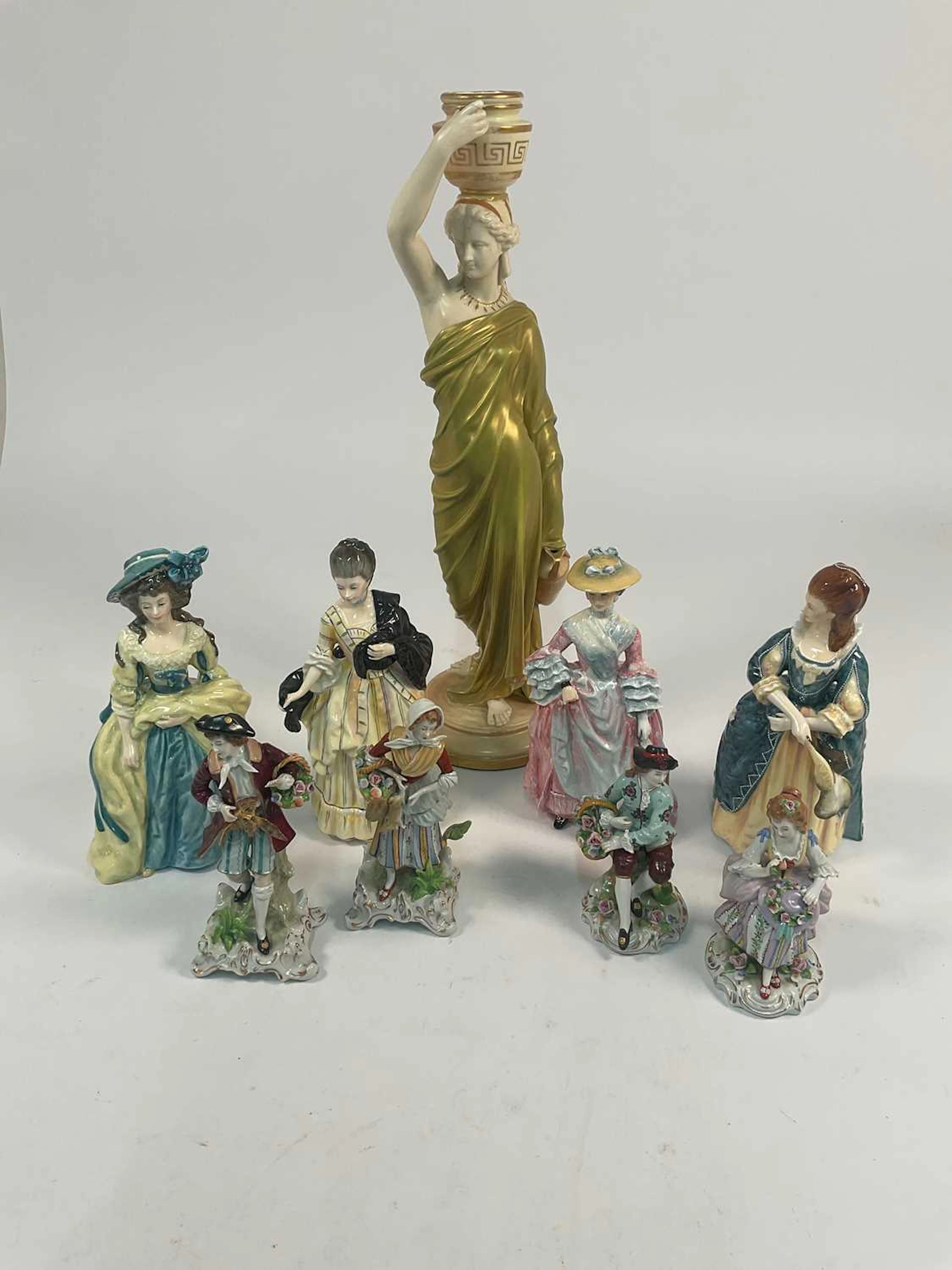 ROYAL DOULTON; four figures comprising The Honourable Frances Duncombe