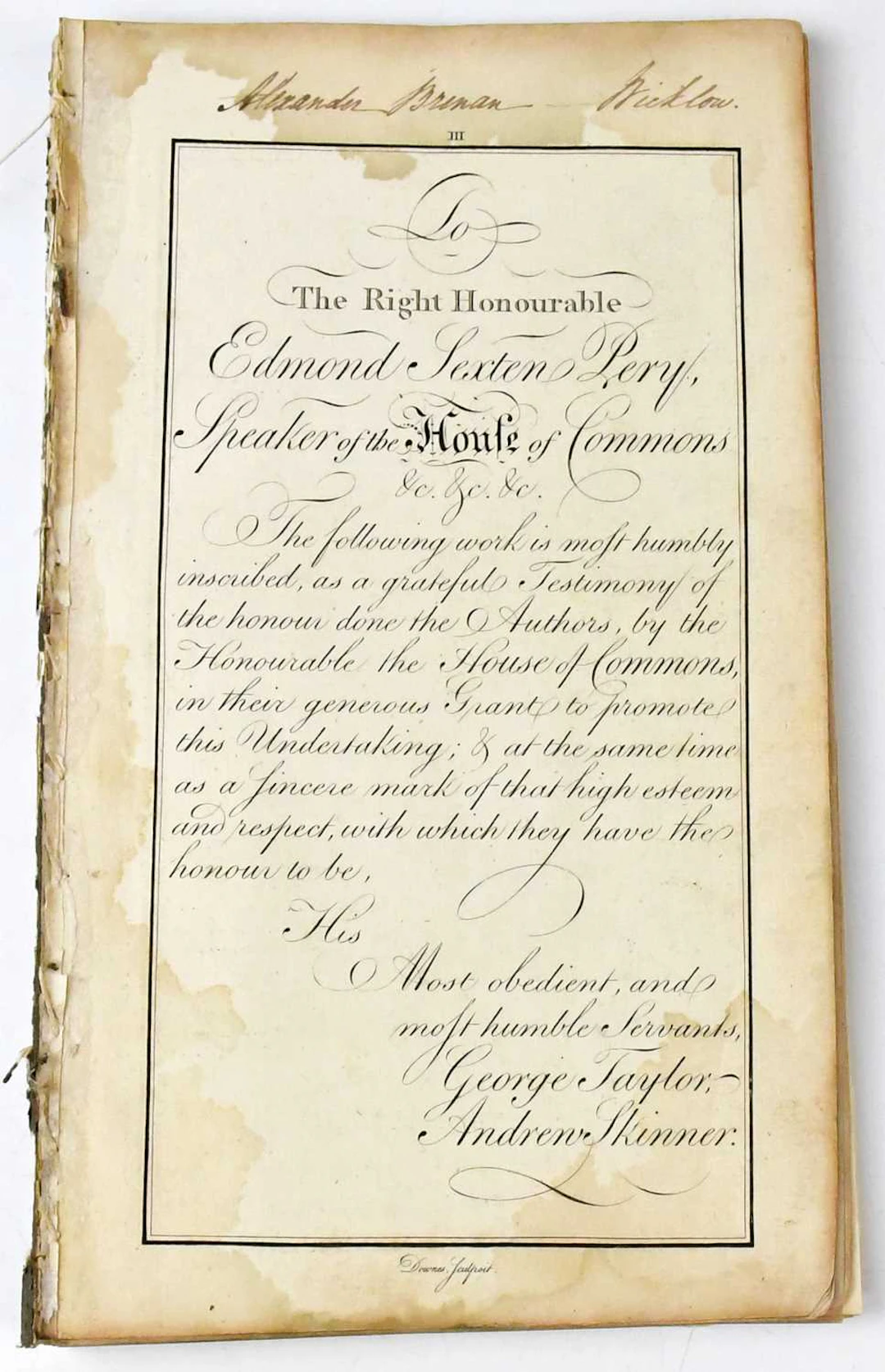 A William IV roadmap of Ireland