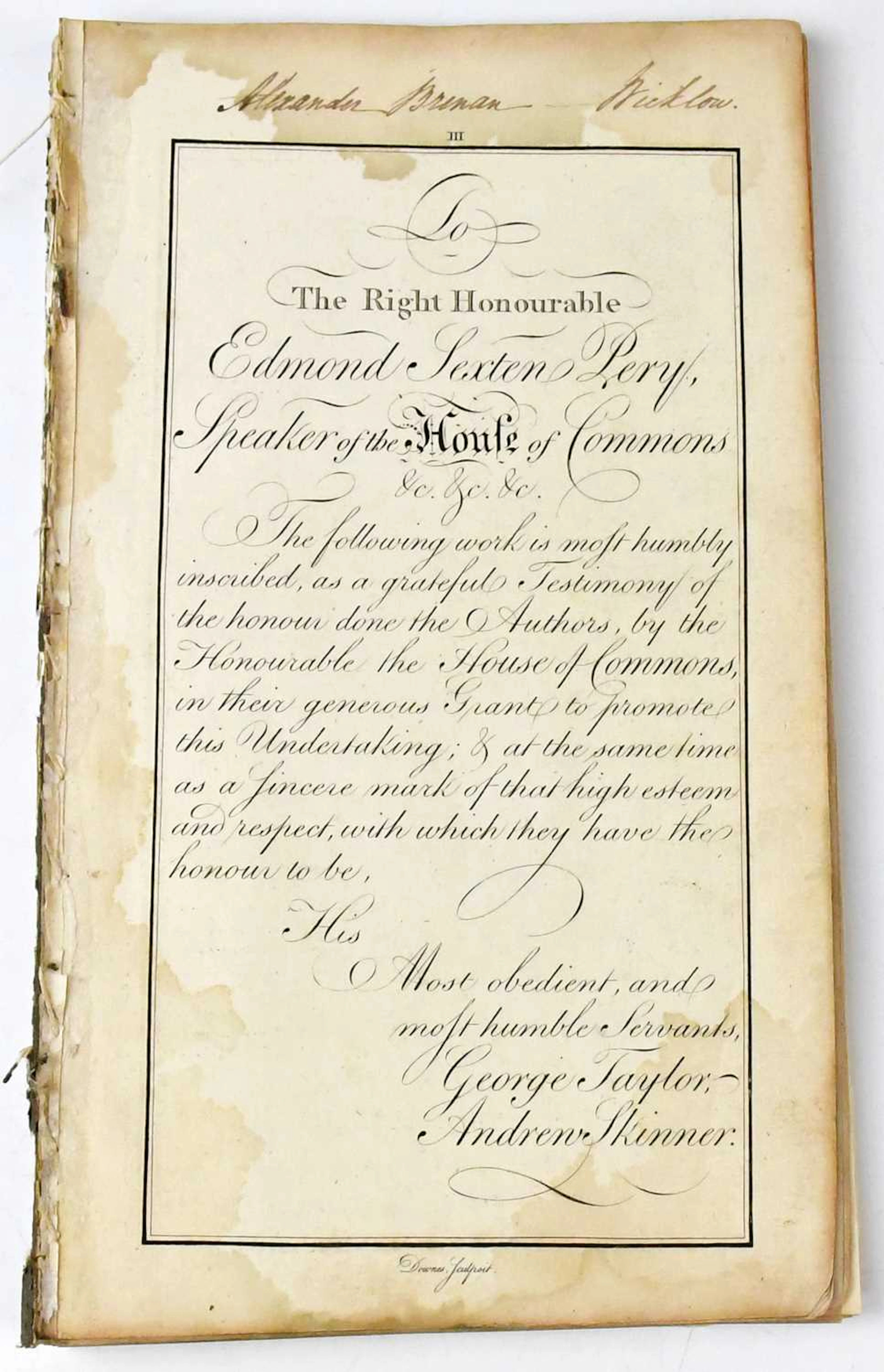 A William IV roadmap of Ireland
