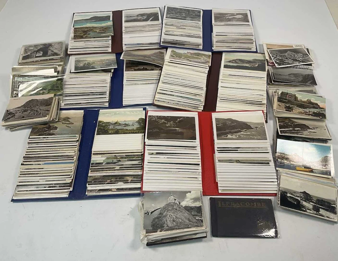 A collection of six albums with approximately five...