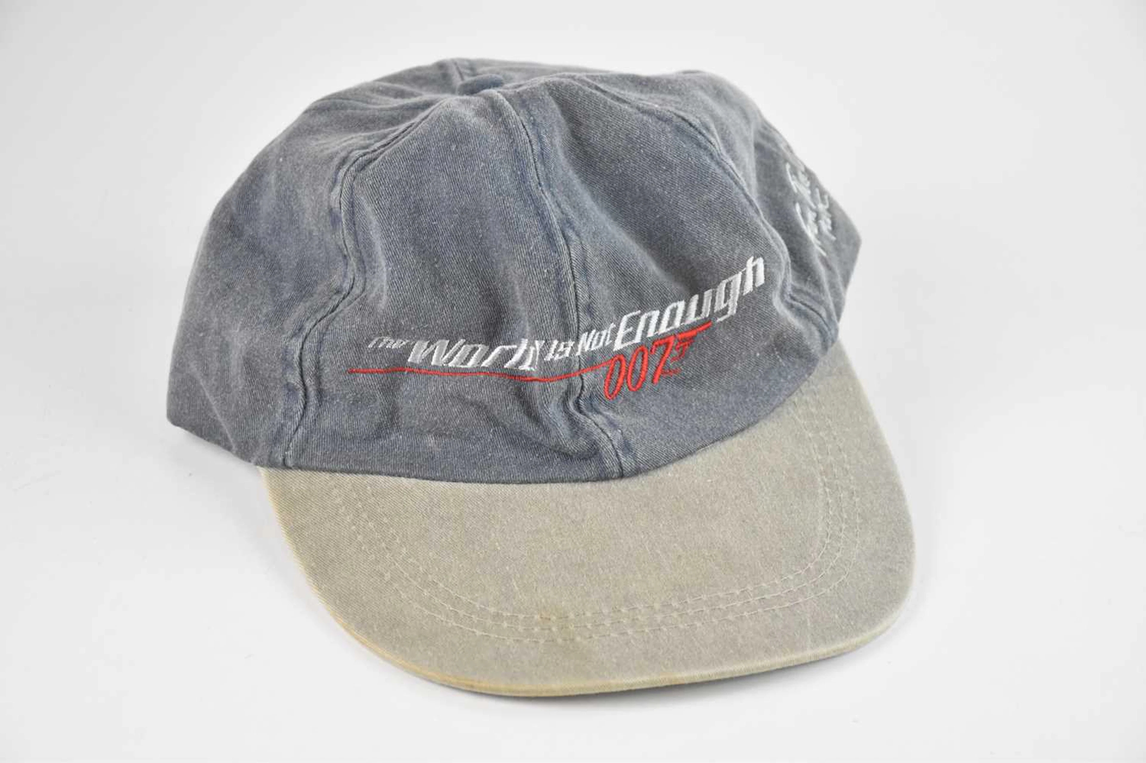 JAMES BOND INTEREST; 'The World Is Not Enough' embroidered cap