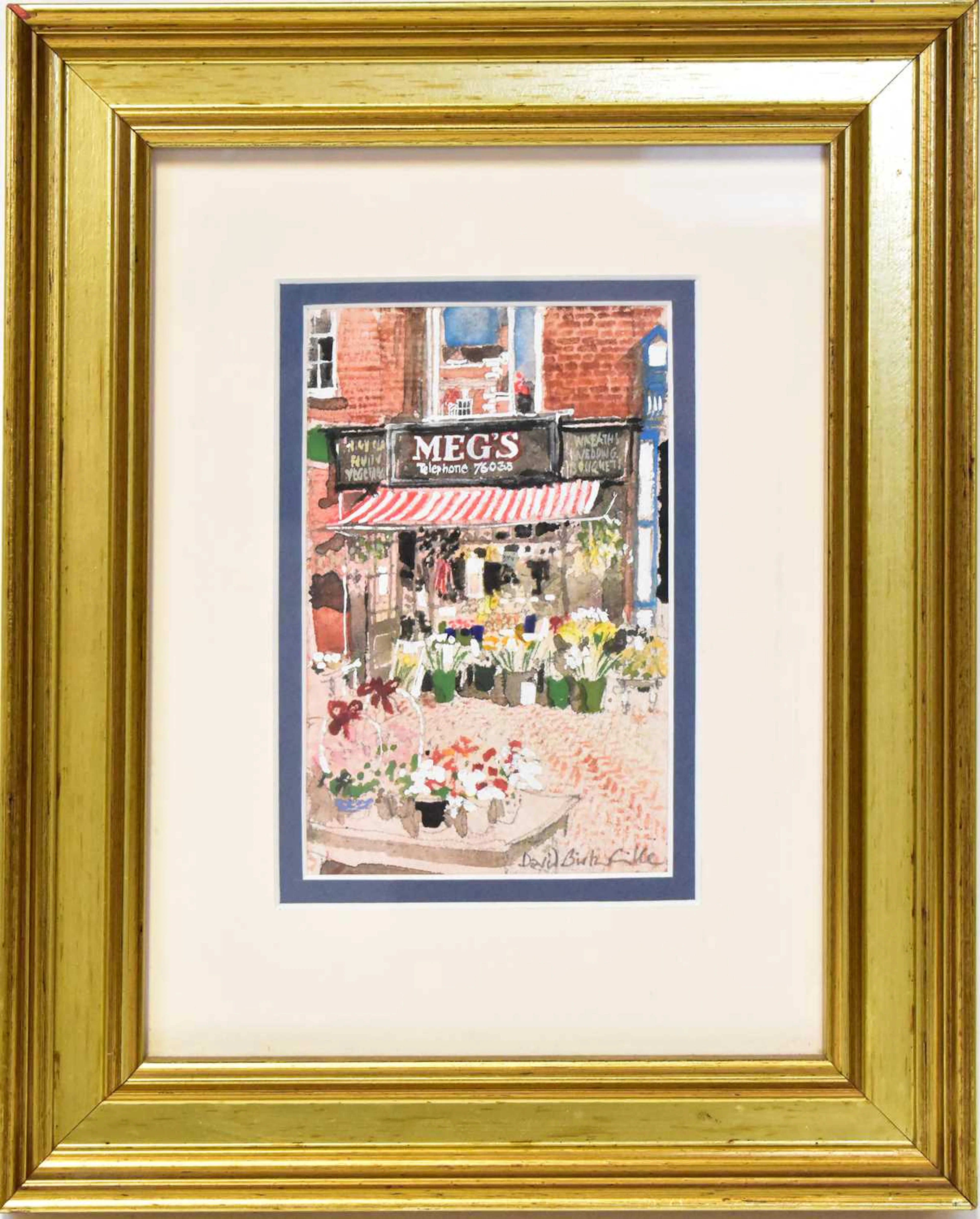 DAVID BIRTWHISTLE; watercolour
