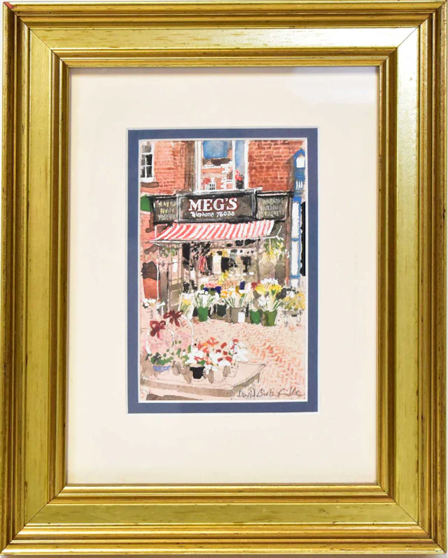 DAVID BIRTWHISTLE; watercolour