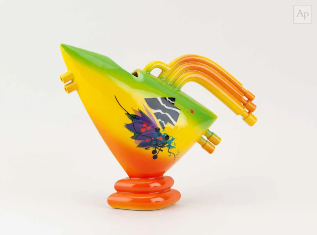 RICHARD GODFREY (1949-2014); an abstract earthenware...
