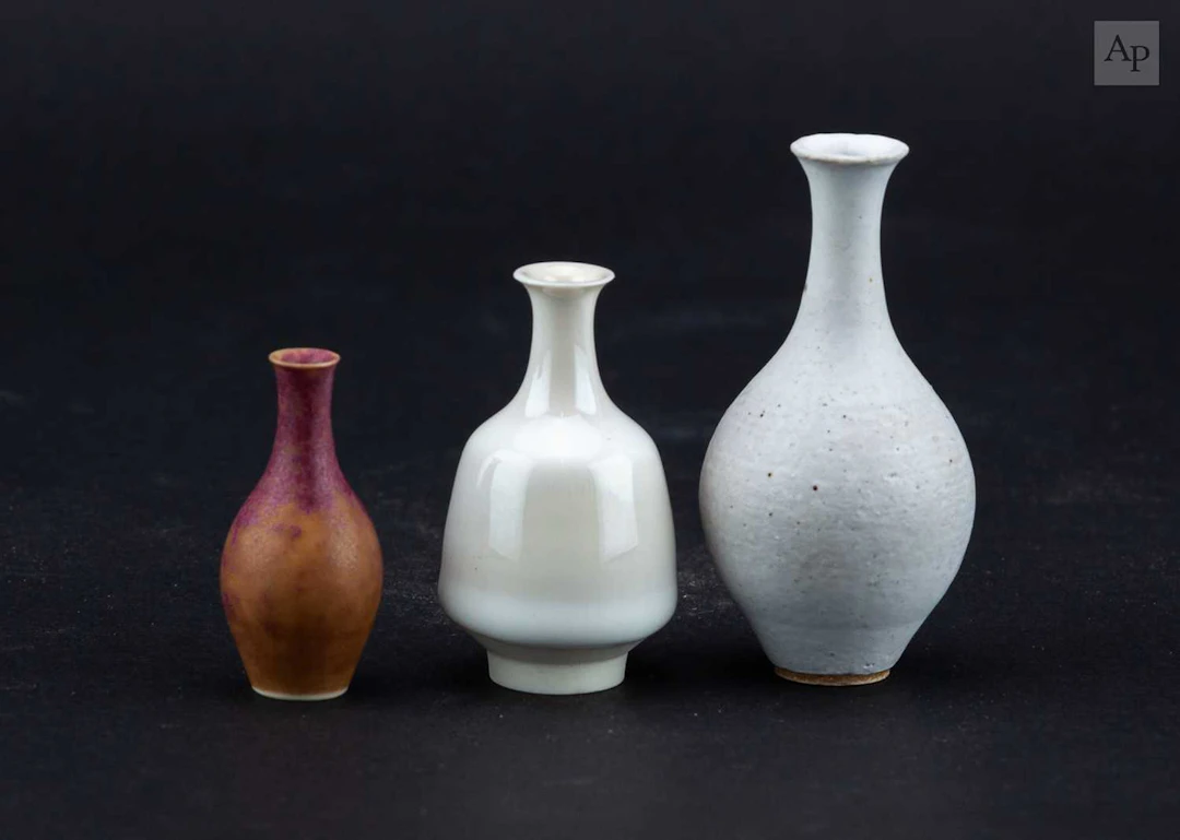 YUTA SEGAWA (born 1988); a trio of miniature porcelain...