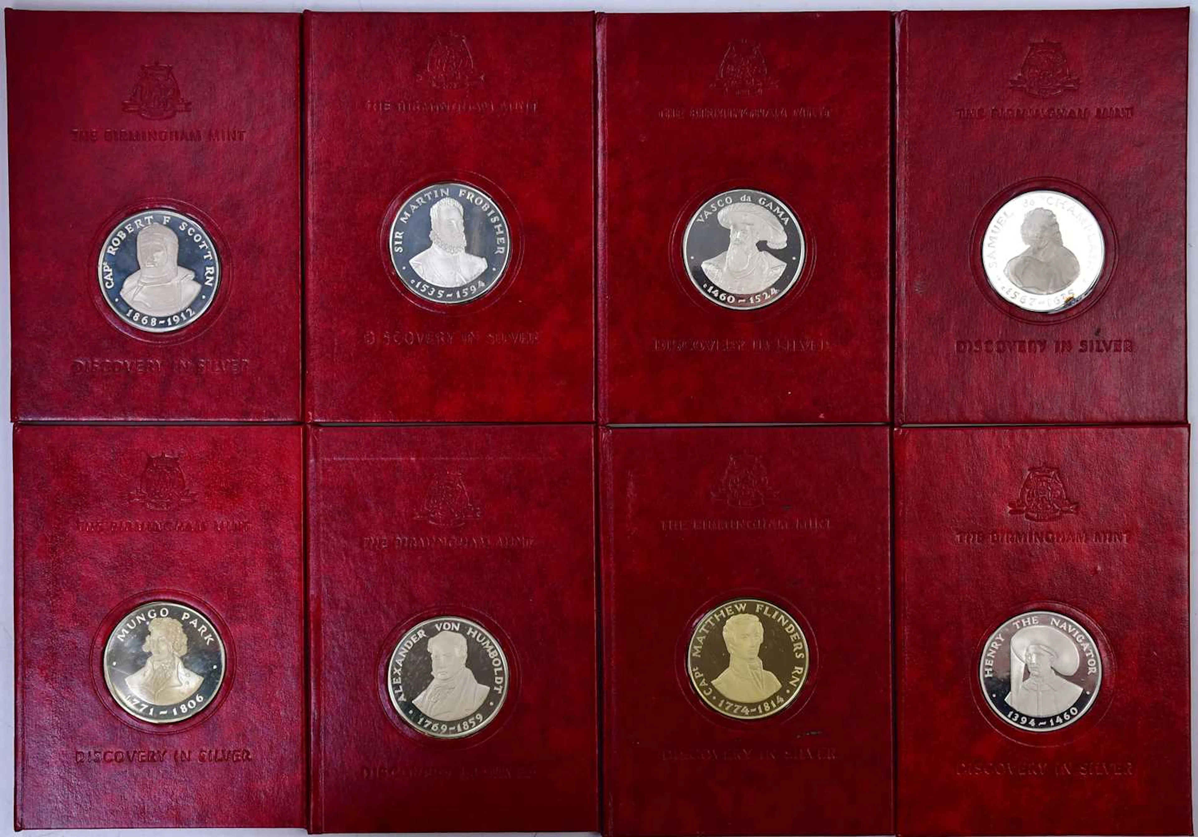 BIRMINGHAM MINT; twenty-four 'Discovery In Silver' 925...