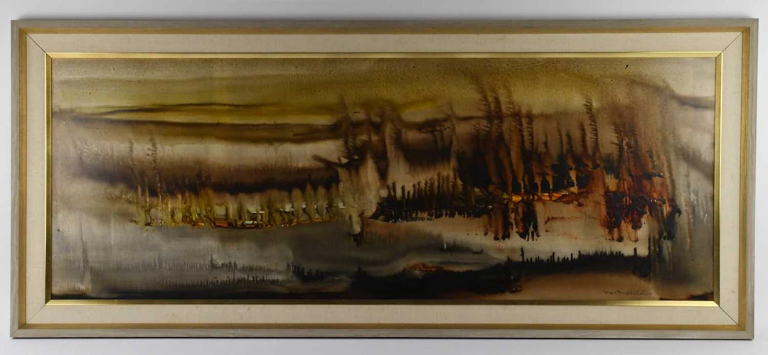 PADRAIG MACMIADHACHAIN (1929-2017); oil on board