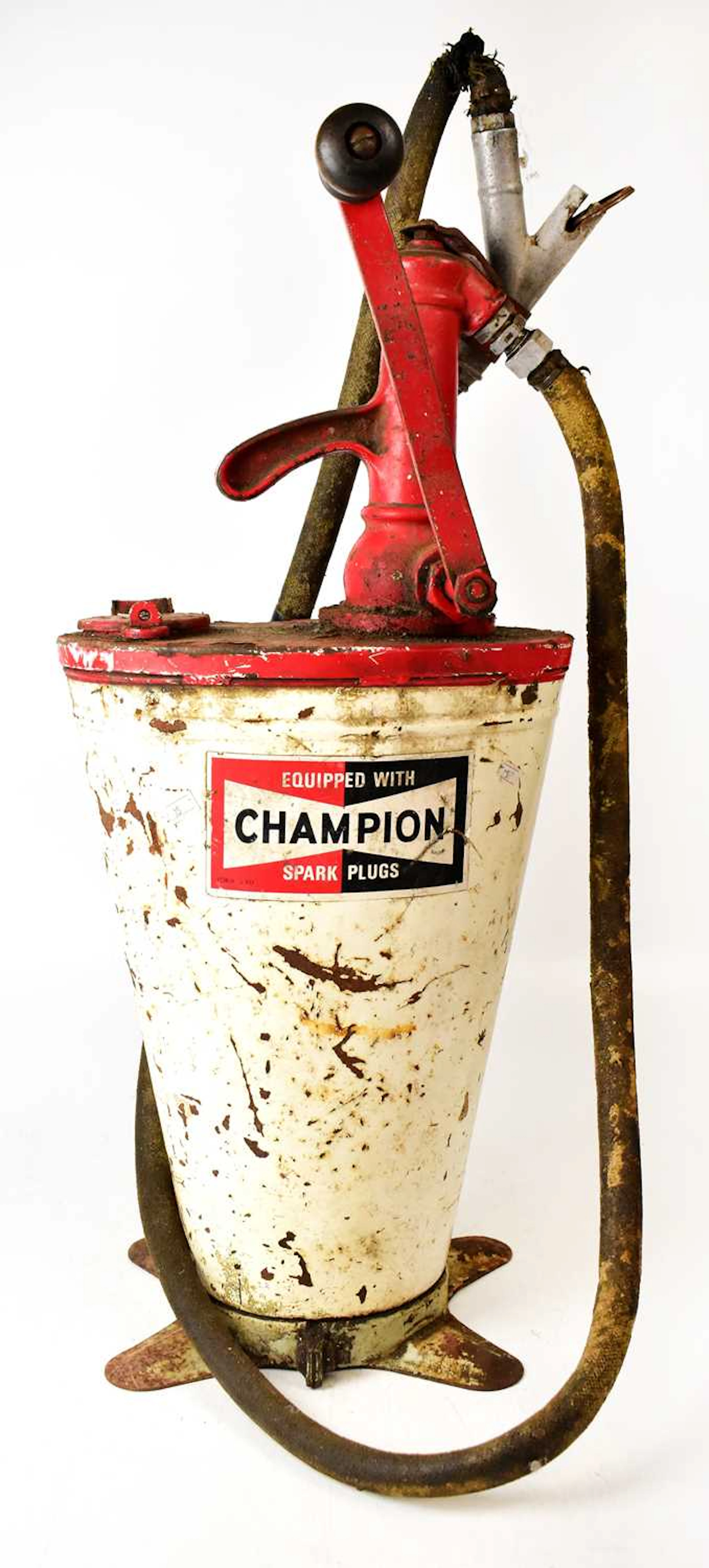 BAELZ; a vintage Shell-Mex and BP Group oil dispenser of tapering form