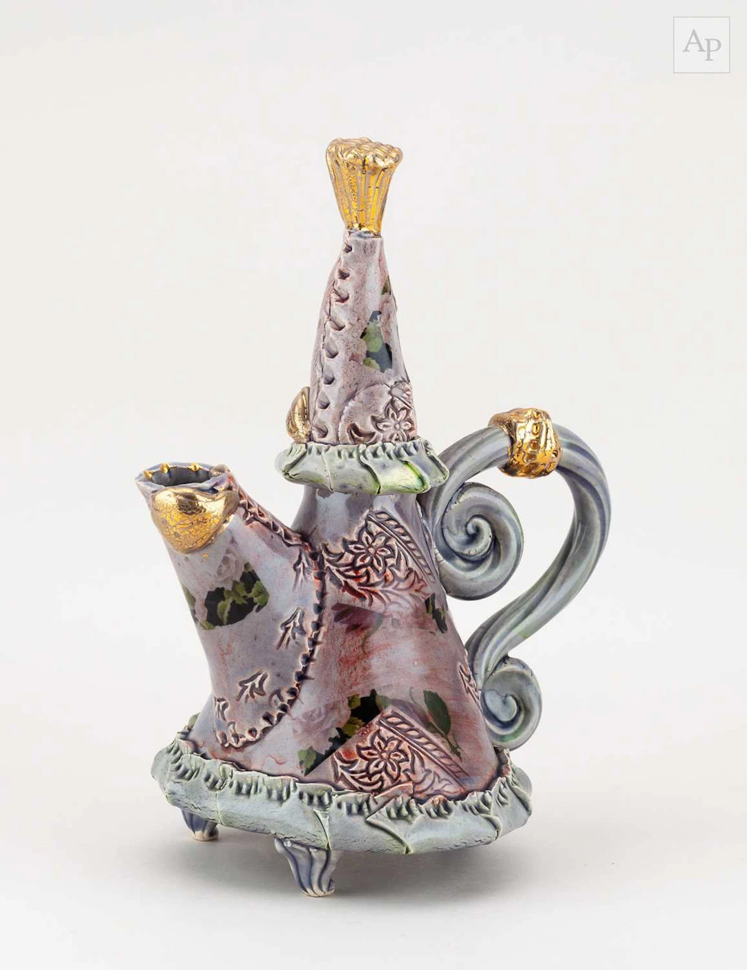 PHILOMENA PRETSELL (born 1951); an earthenware teapot on...