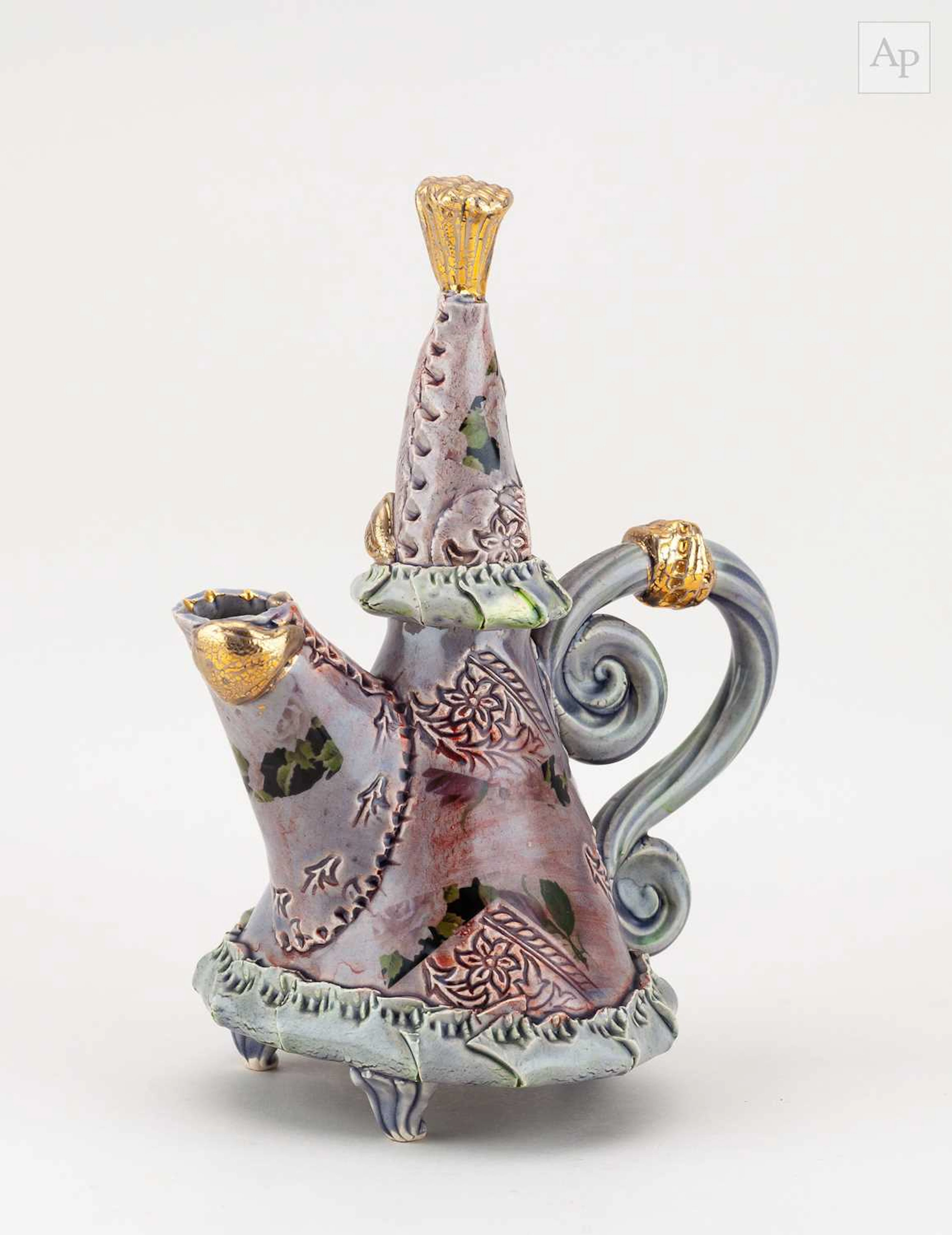 PHILOMENA PRETSELL (born 1951); an earthenware teapot on...