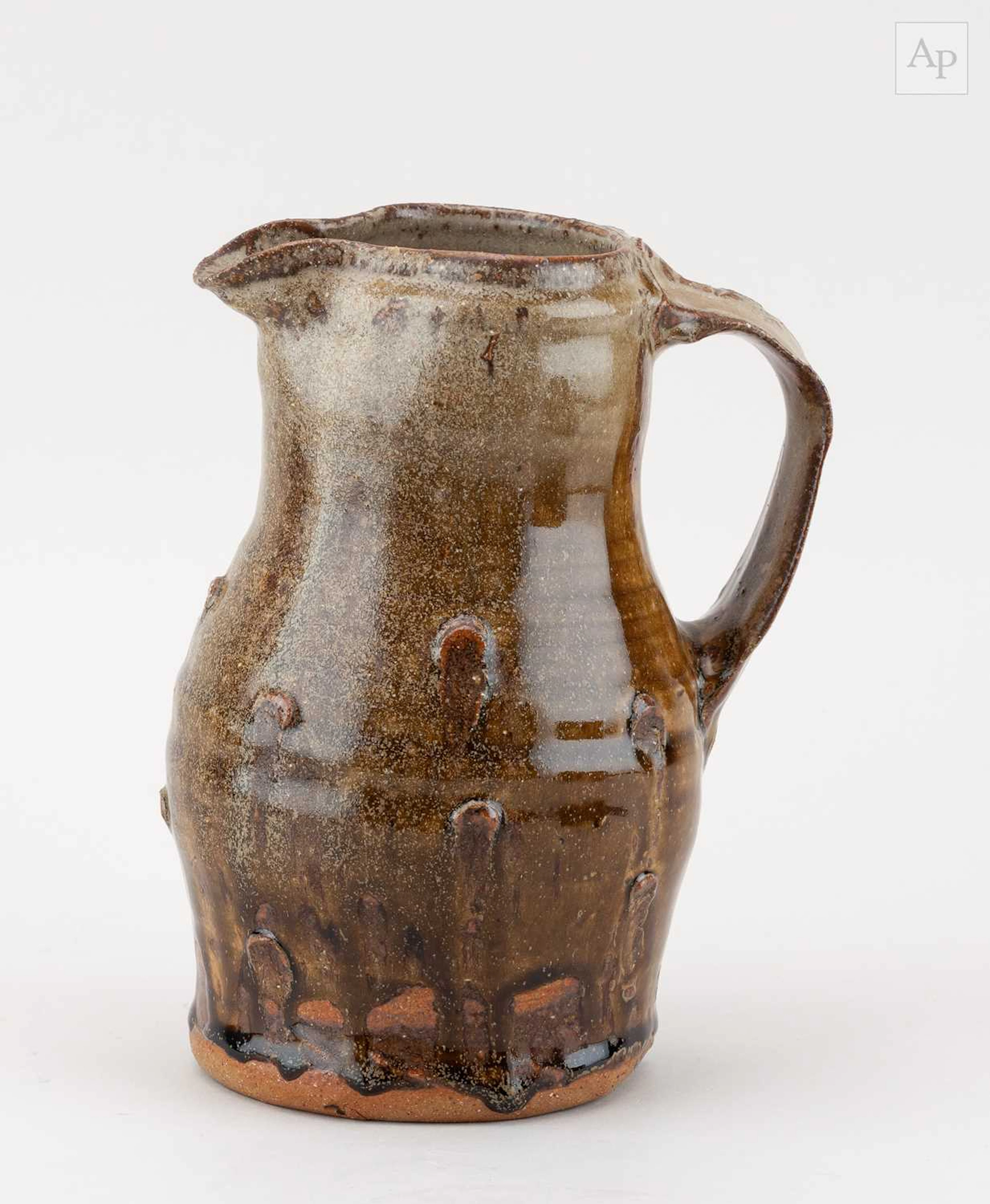 JIM MALONE (born 1946); a stoneware baluster jug covered...