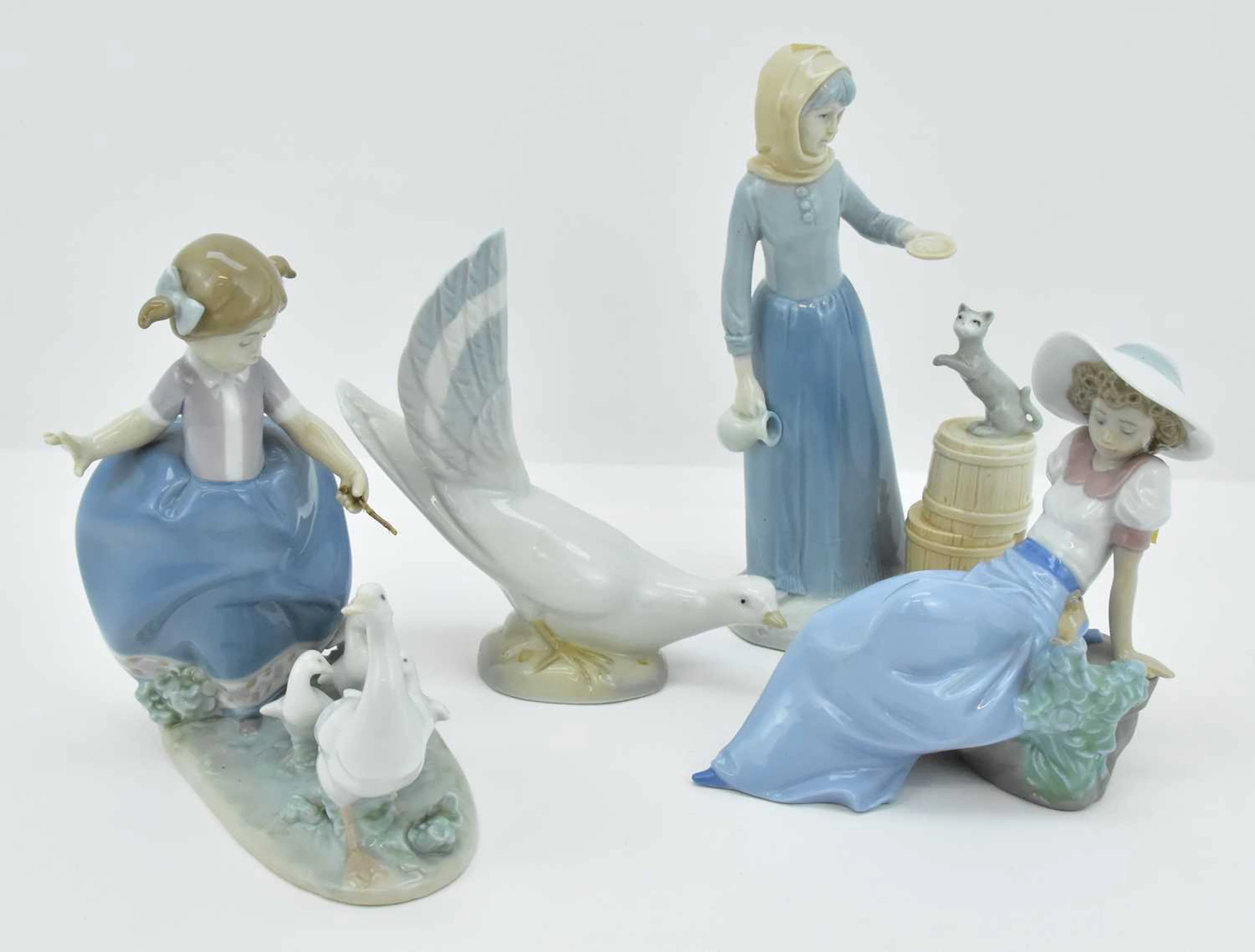 A Lladrό high gloss Spanish figure depicting young girl...