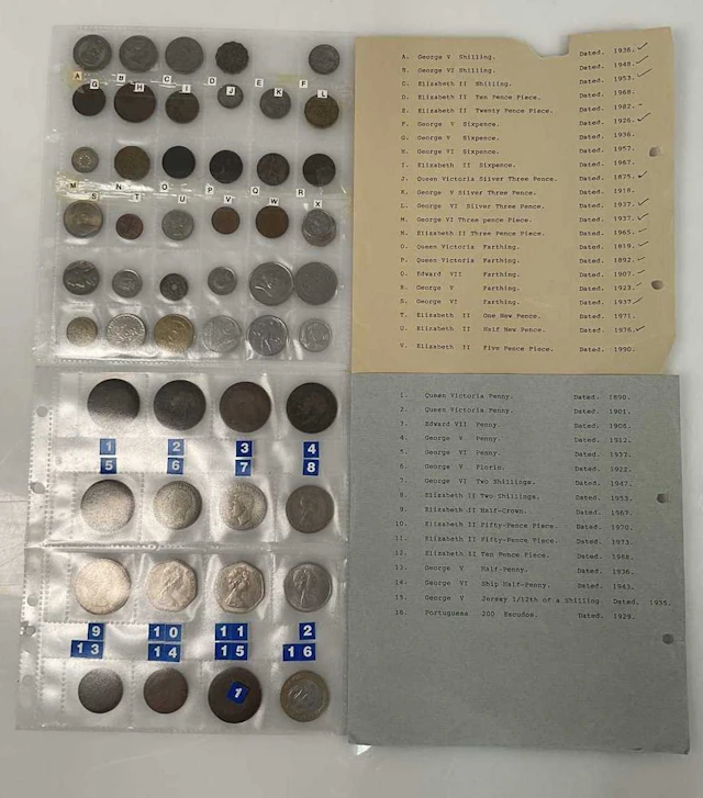 A coin collection