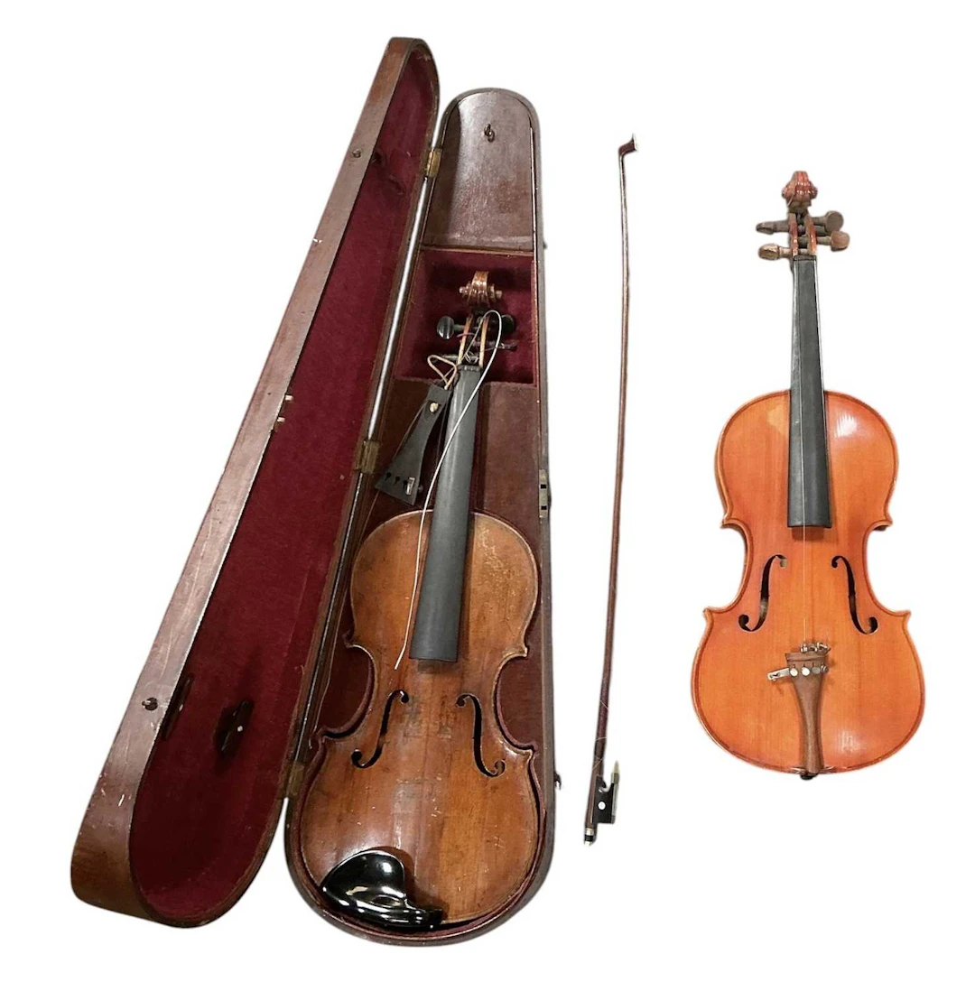An early 20th century German full-size violin with one-piece back