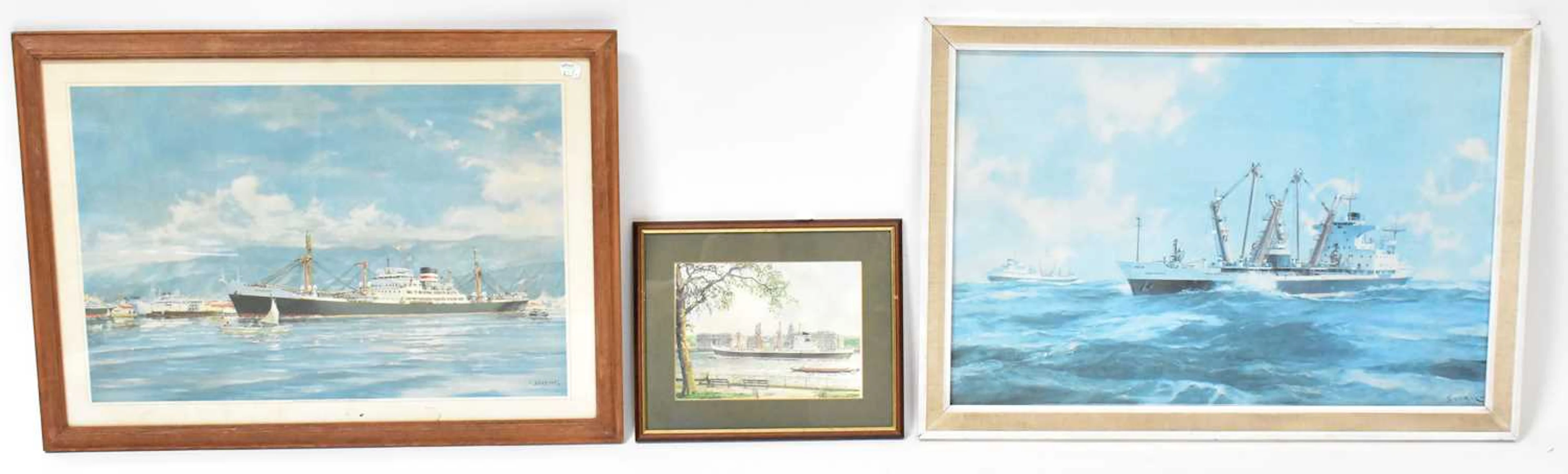 JOHN STOBART; three prints