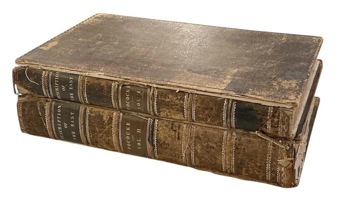 RICHARD POCOCKE; volumes 1 and 2 'Description of the East...