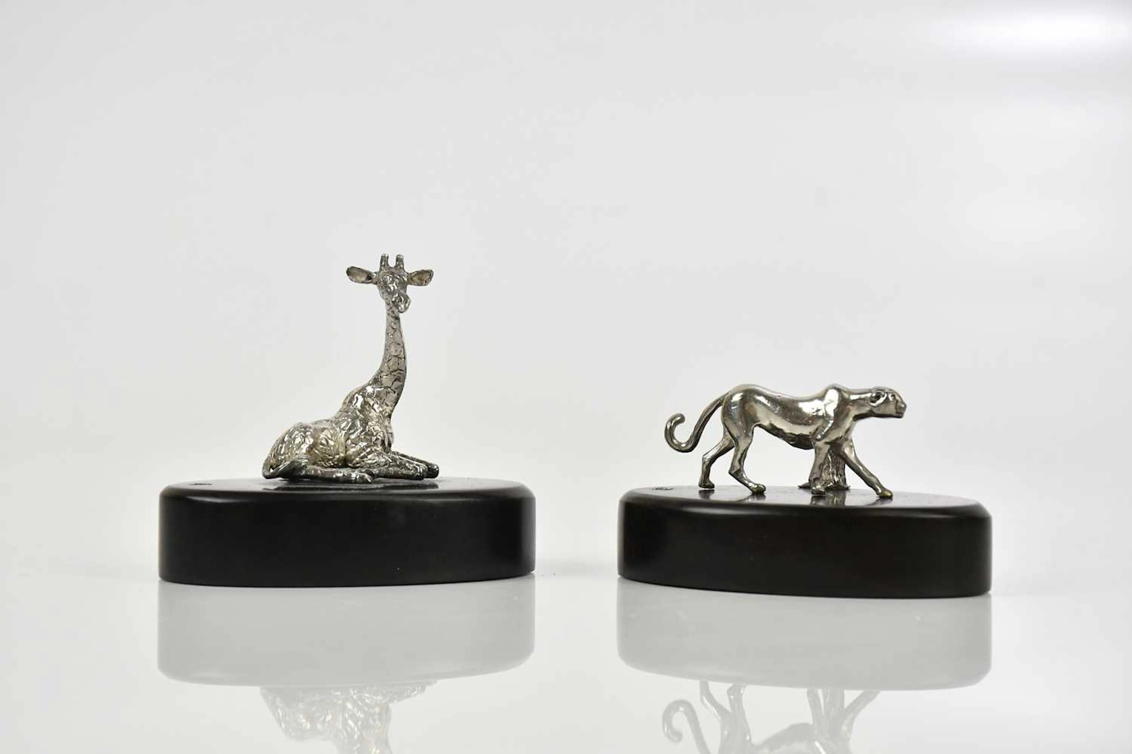 PATRICK MAVROS; two contemporary silver sculptures