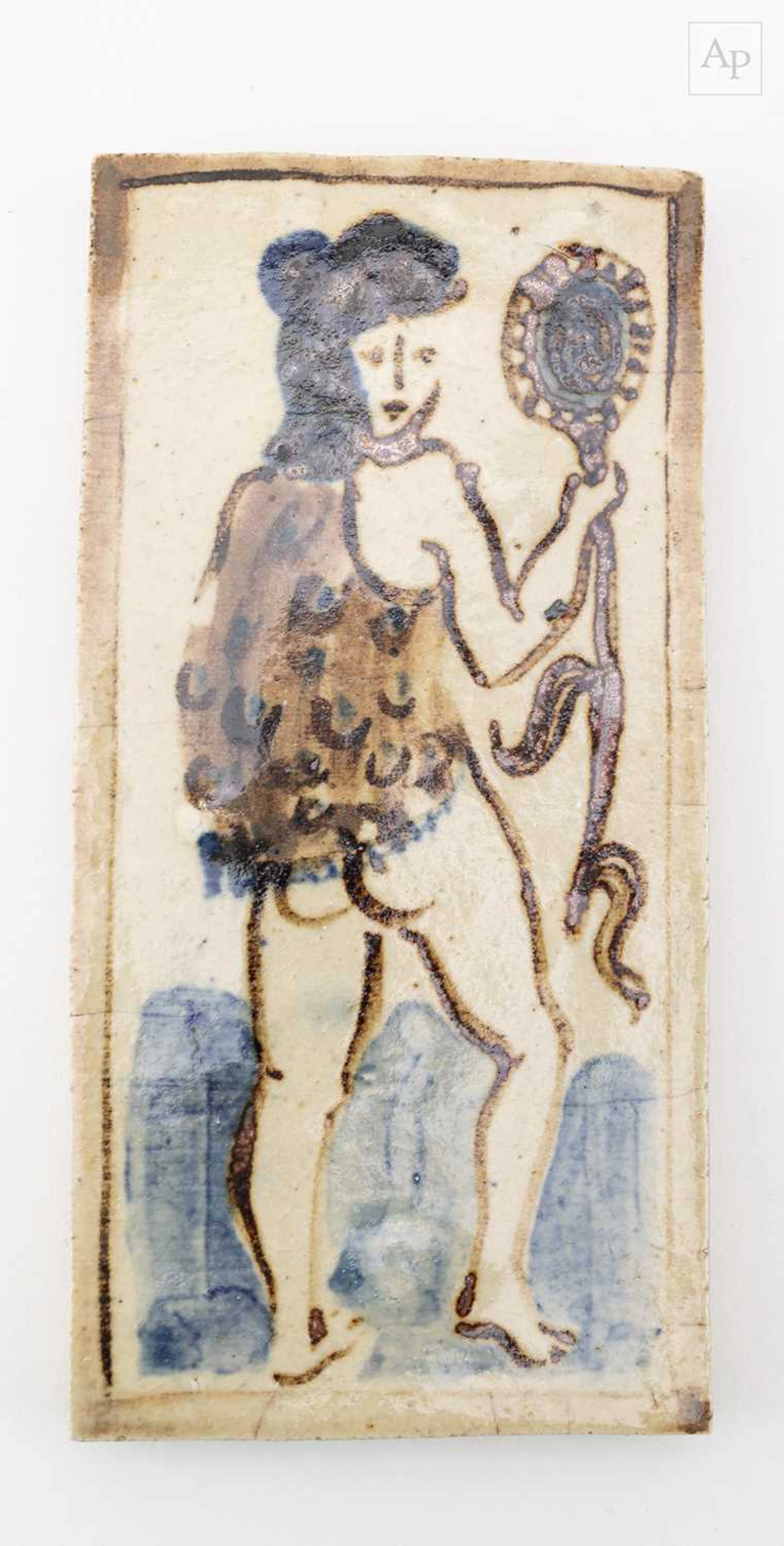 ERIC JAMES MELLON (1925-2014); a rectangular stoneware...