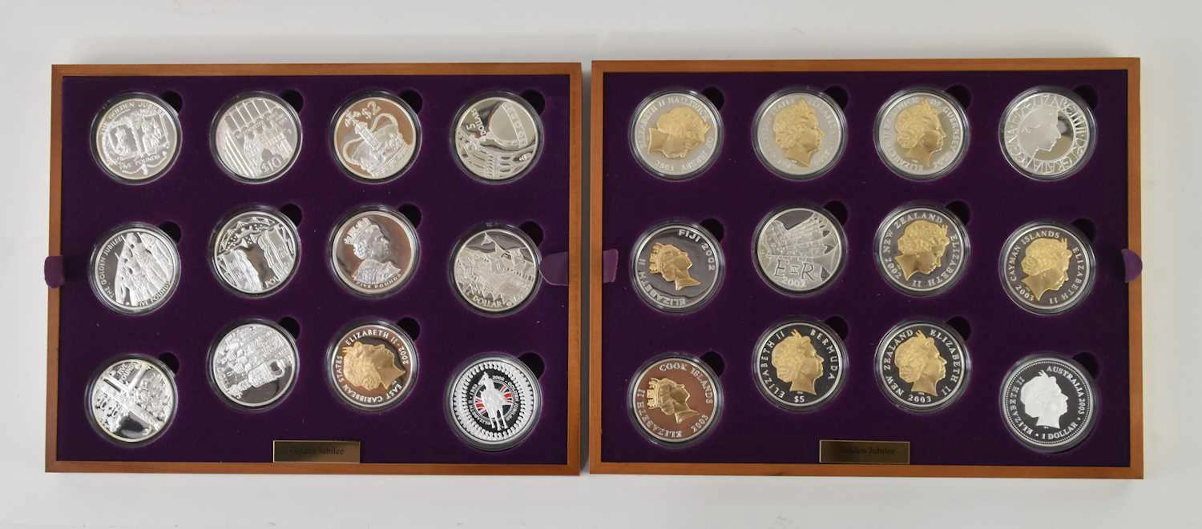 ROYAL MINT; a cased silver proof twenty-four coin set