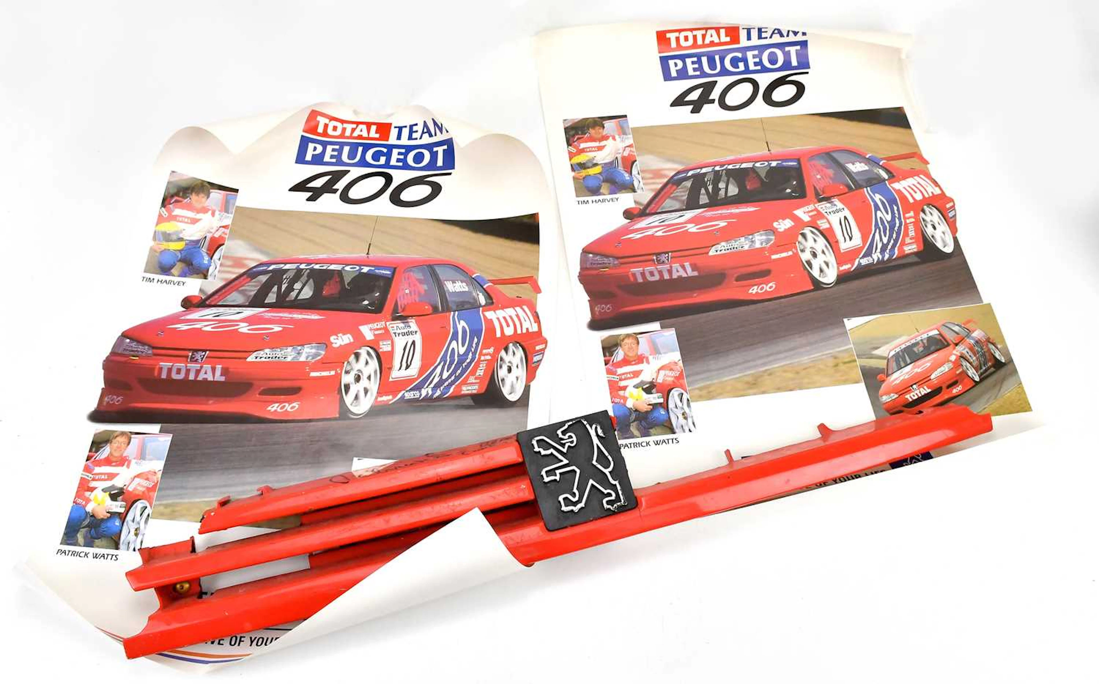 PATRICK WATTS; a signed grill from 1995 British Touring season
