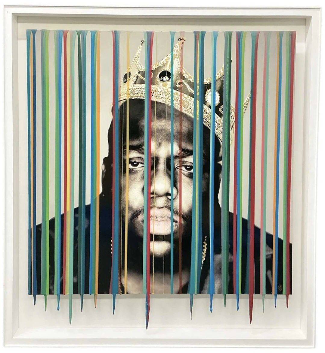 SRINJOY; an original mixed media on board
