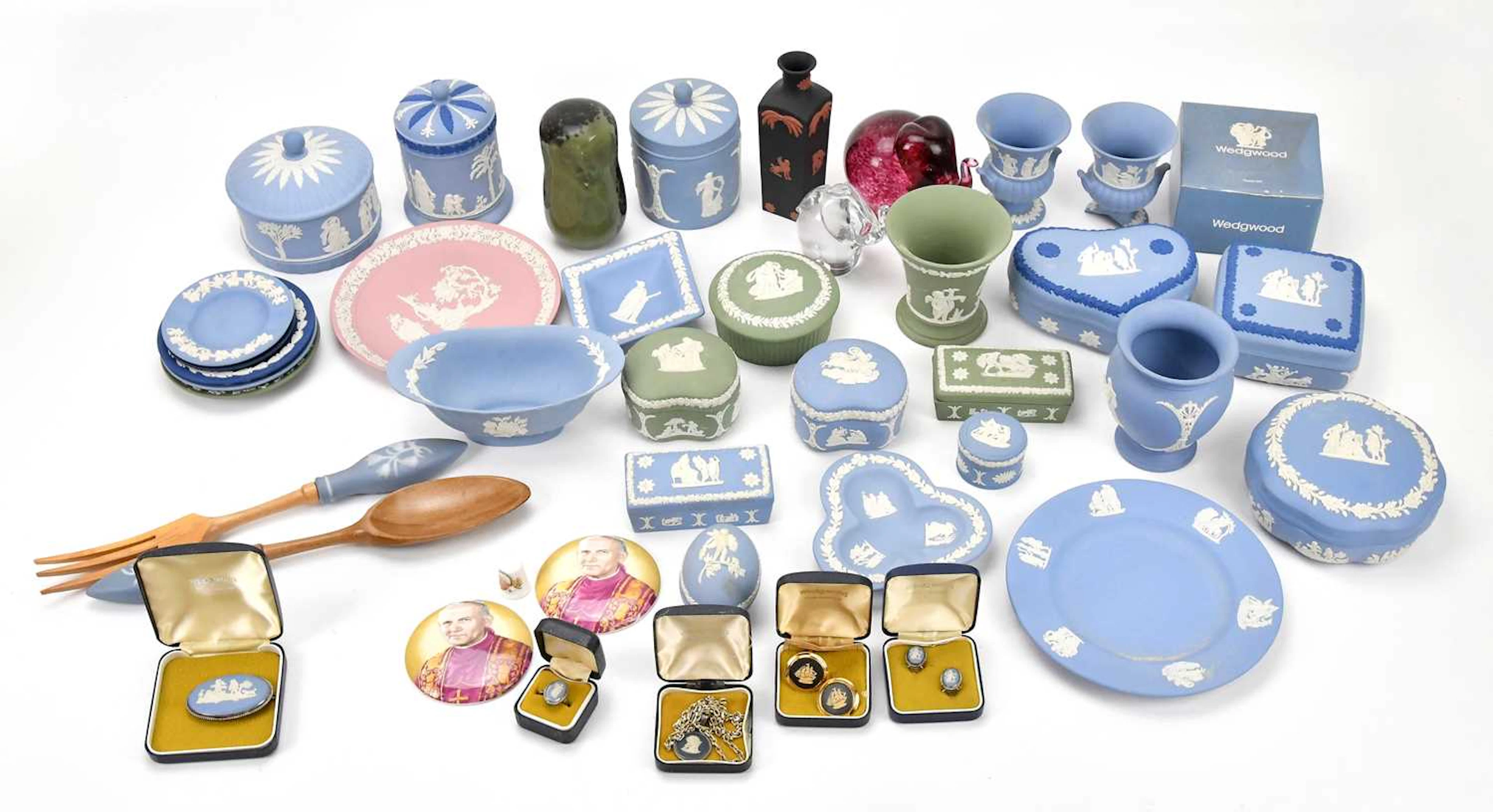 WEDGWOOD; a collection of jasperware