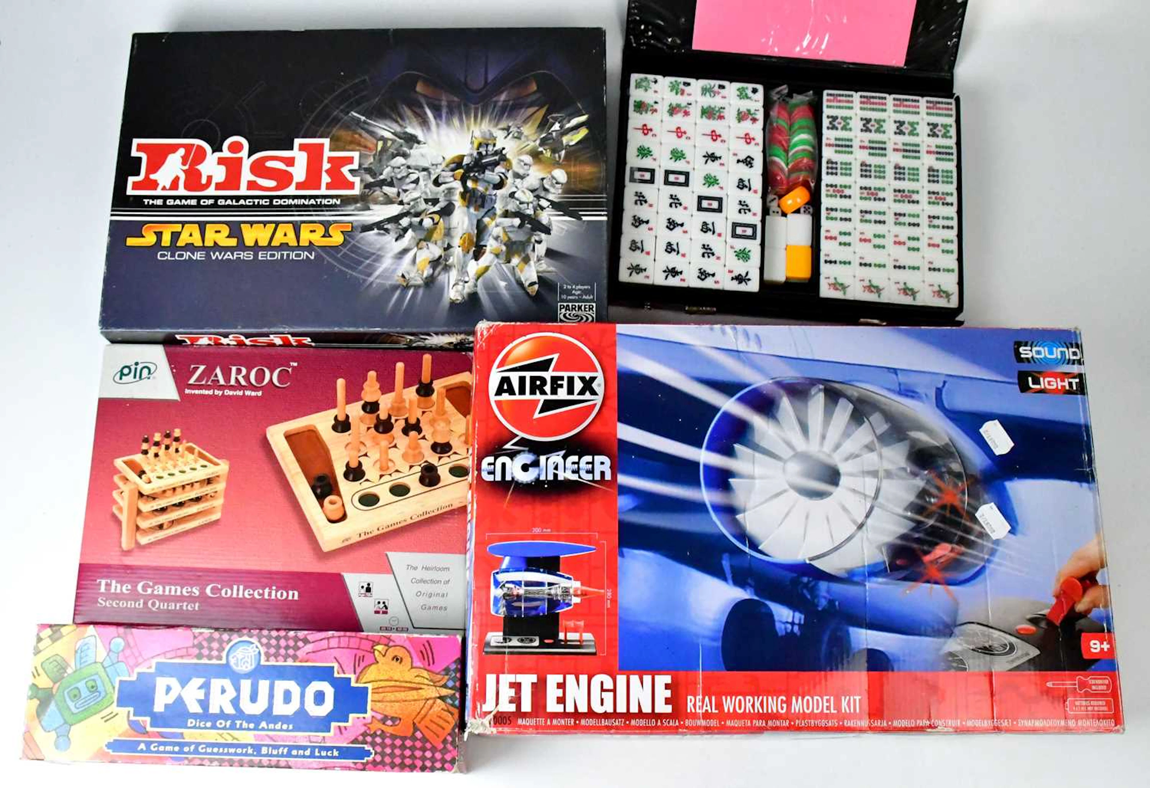 A mixed lot of toys and games