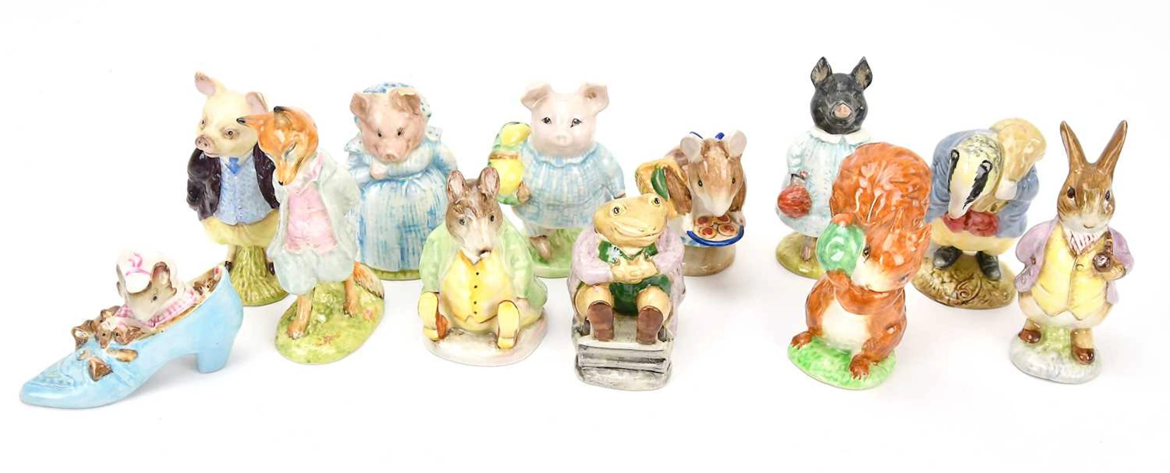 BESWICK; a collection of Beatrix Pottery figures...