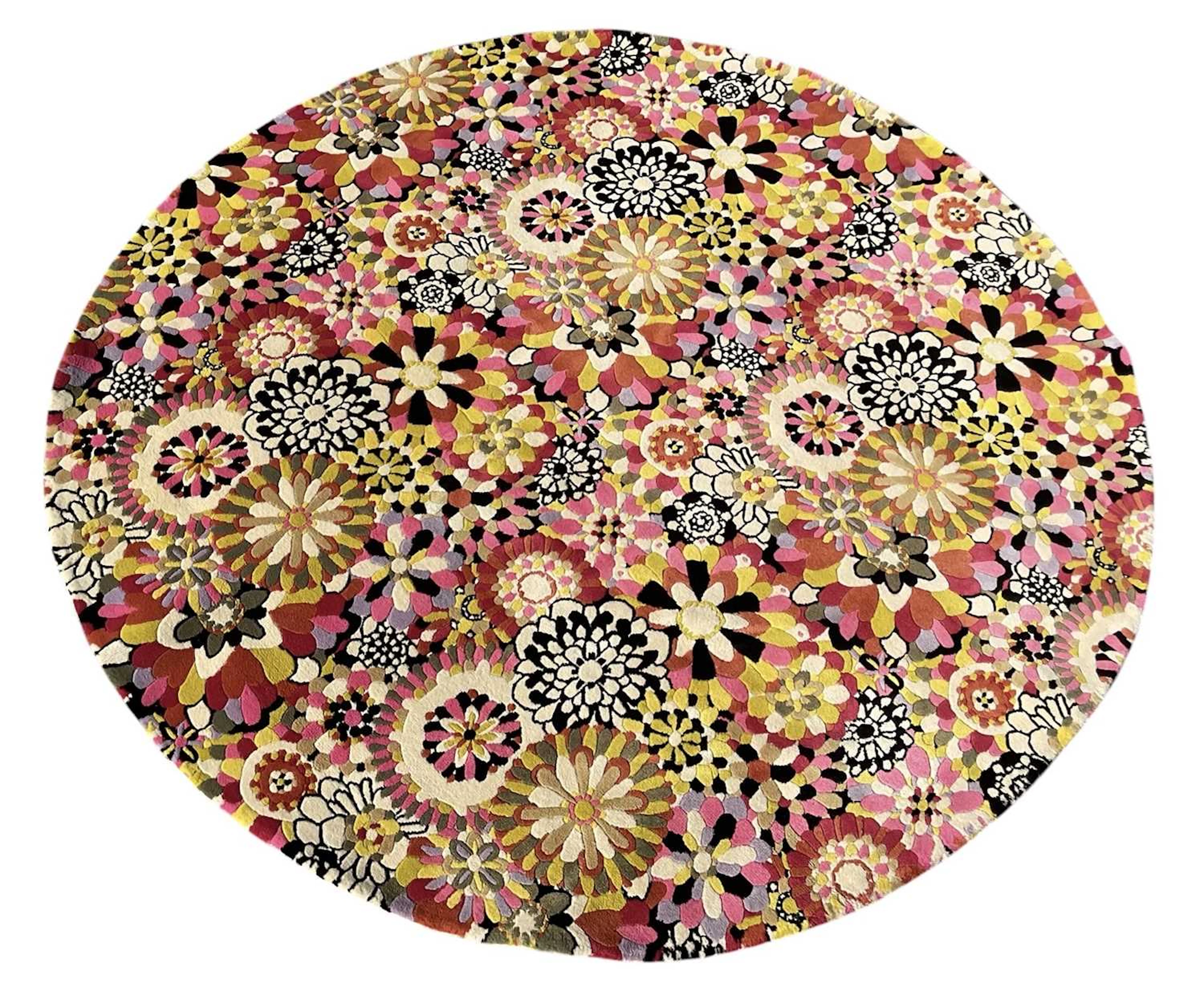 MISSONI; a contemporary colourful machine made florally...