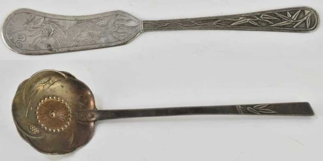 A late 19th/early 20th century Chinese Export silver spoon
