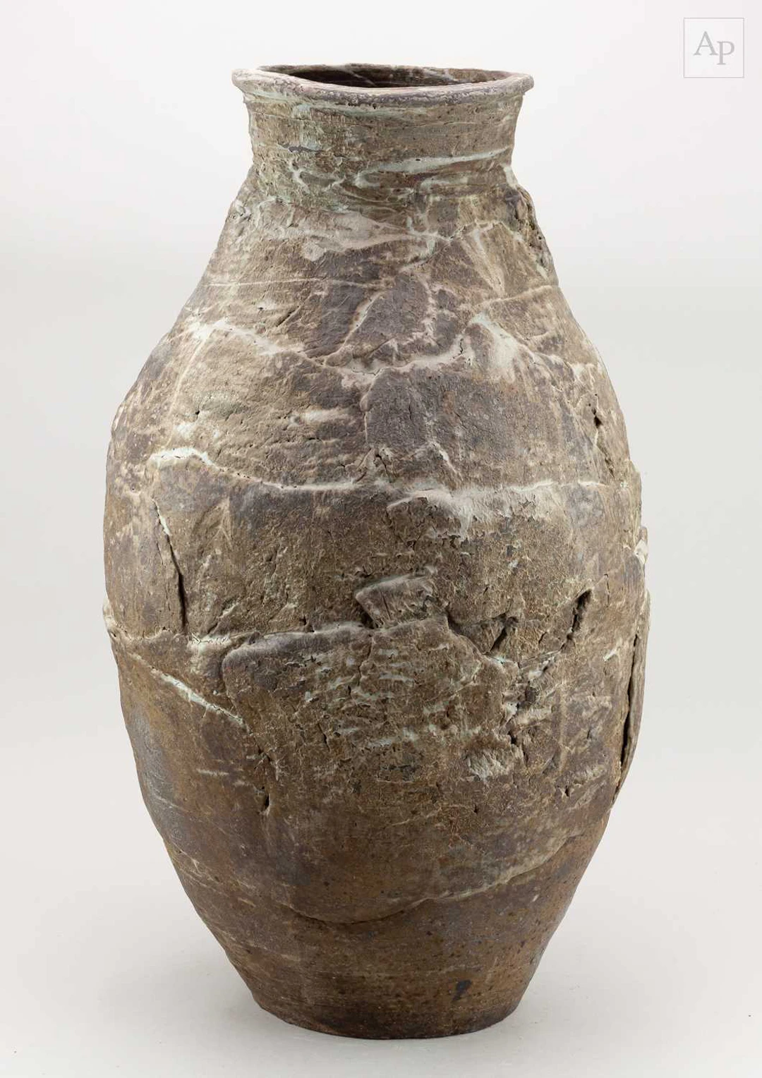 CHARLES BOUND (born 1939); a very tall wood fired...