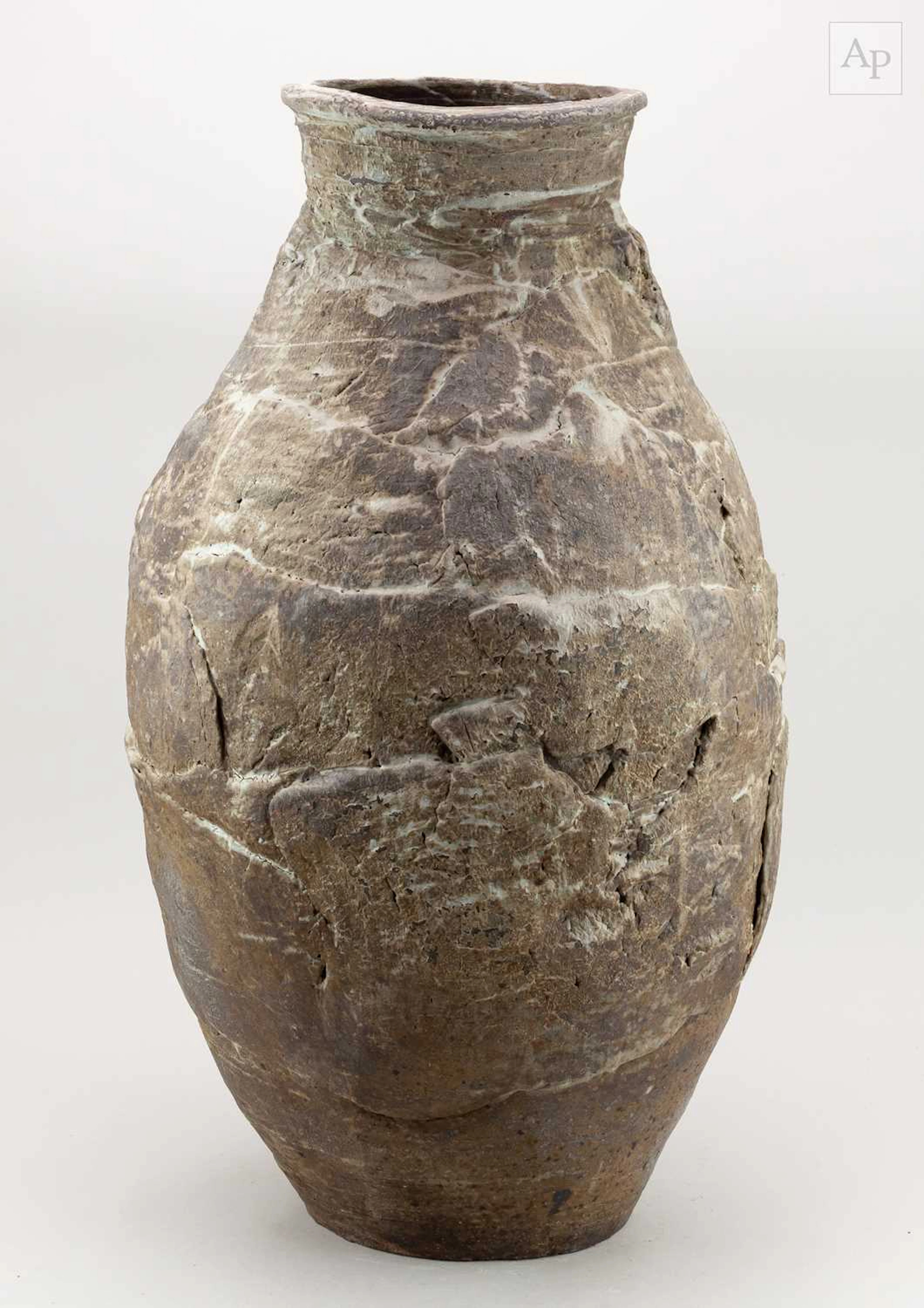 CHARLES BOUND (born 1939); a very tall wood fired...
