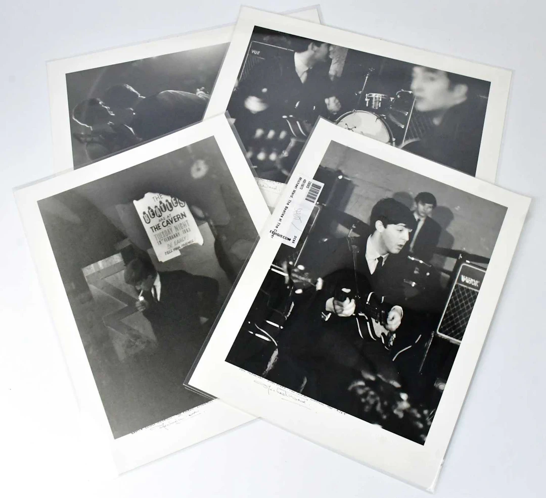MICHAEL WARD (1929-2011); four limited edition silver prints of The Beatles