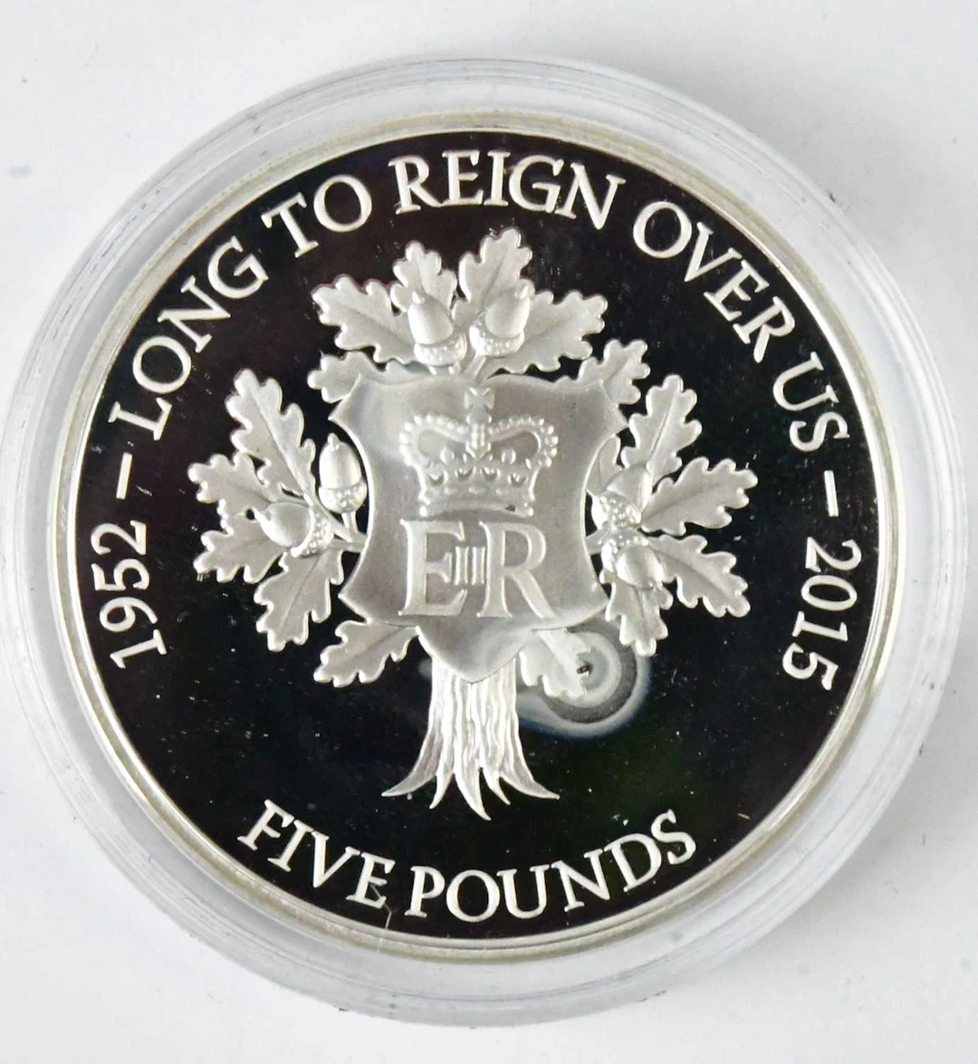 A limited edition 925 silver proof comemmorative £5 coin
