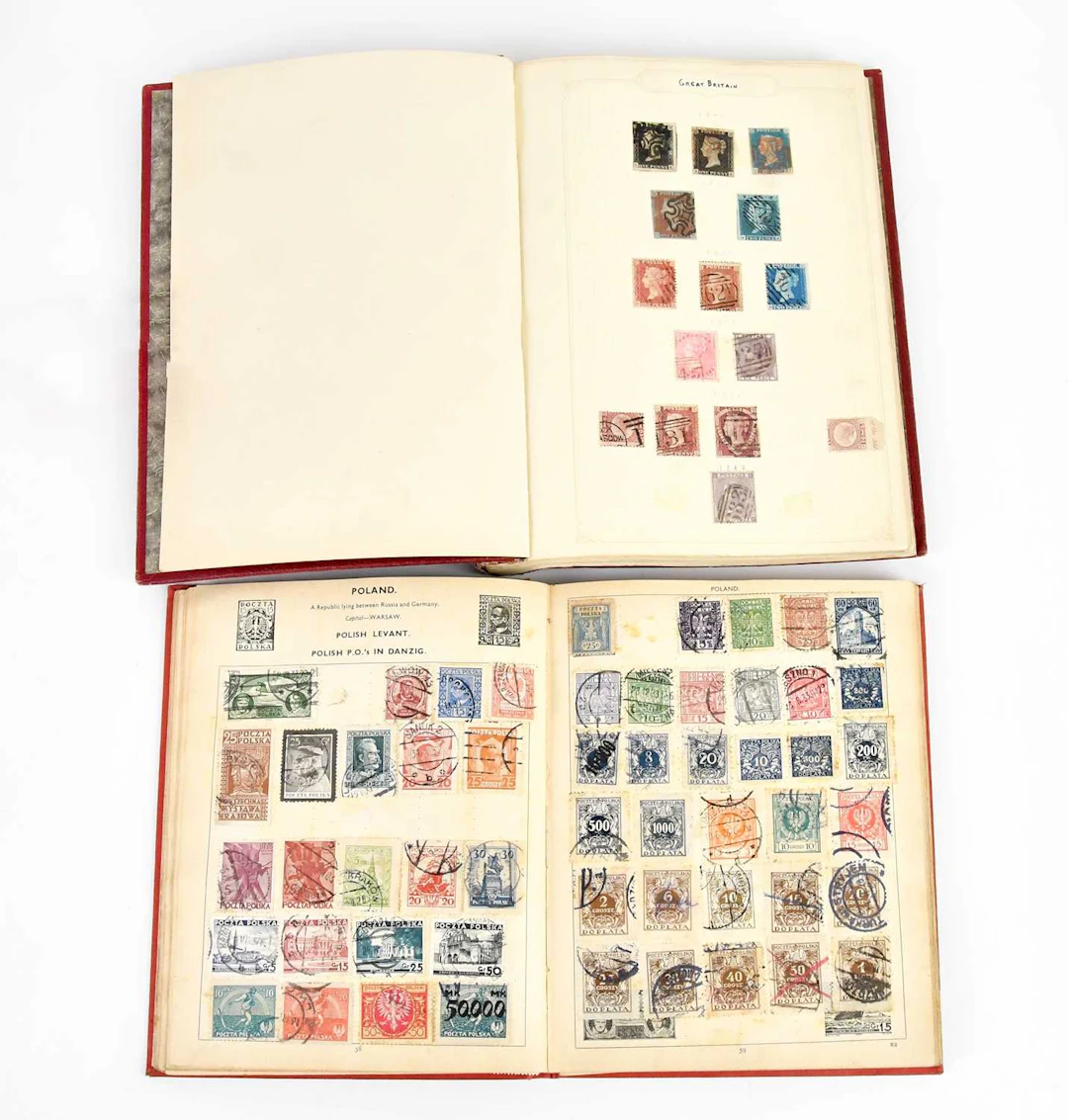 WORLD; old time album including Great Britain from 1840 1d black (2)