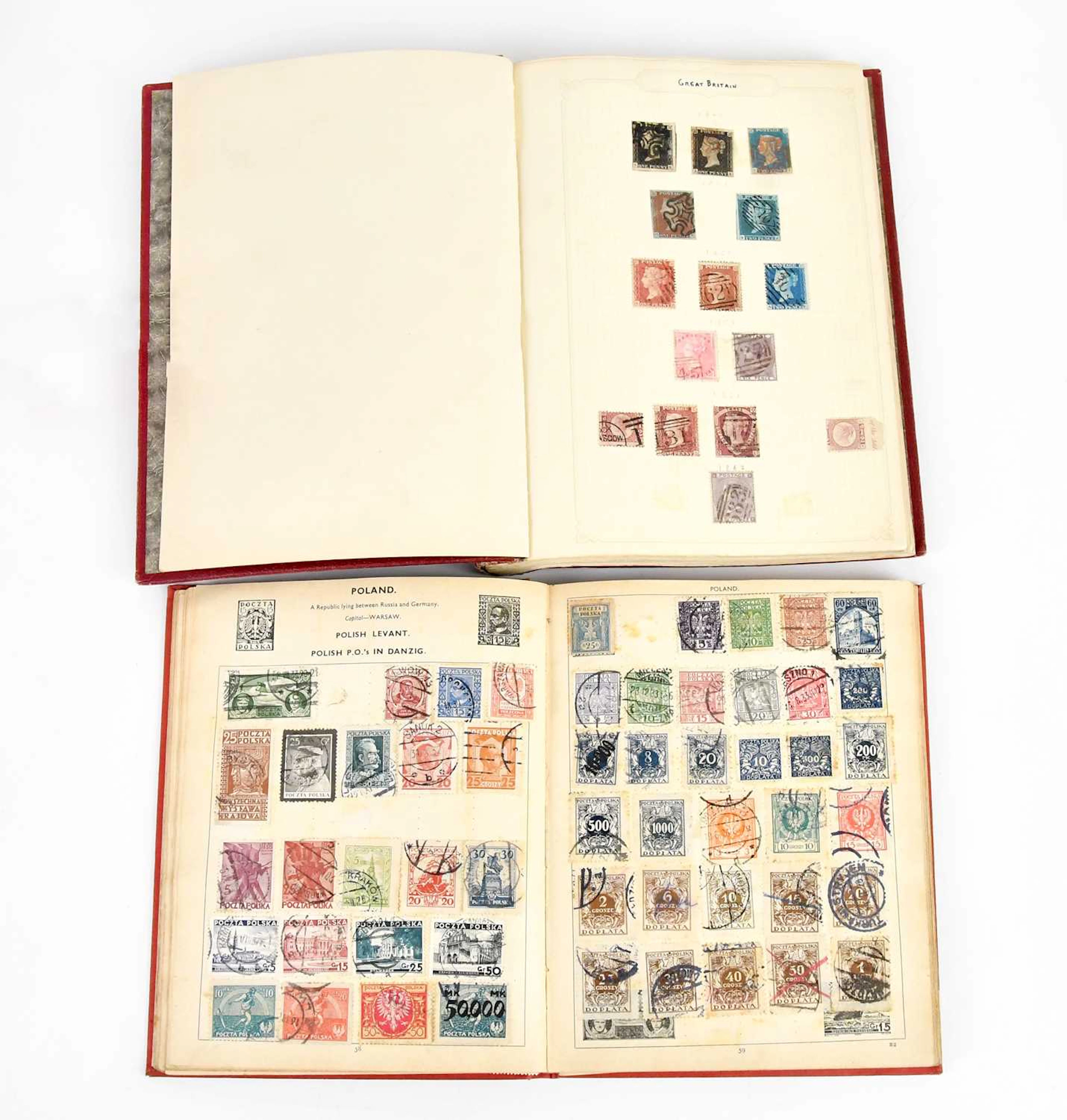 WORLD; old time album including Great Britain from 1840 1d black (2)