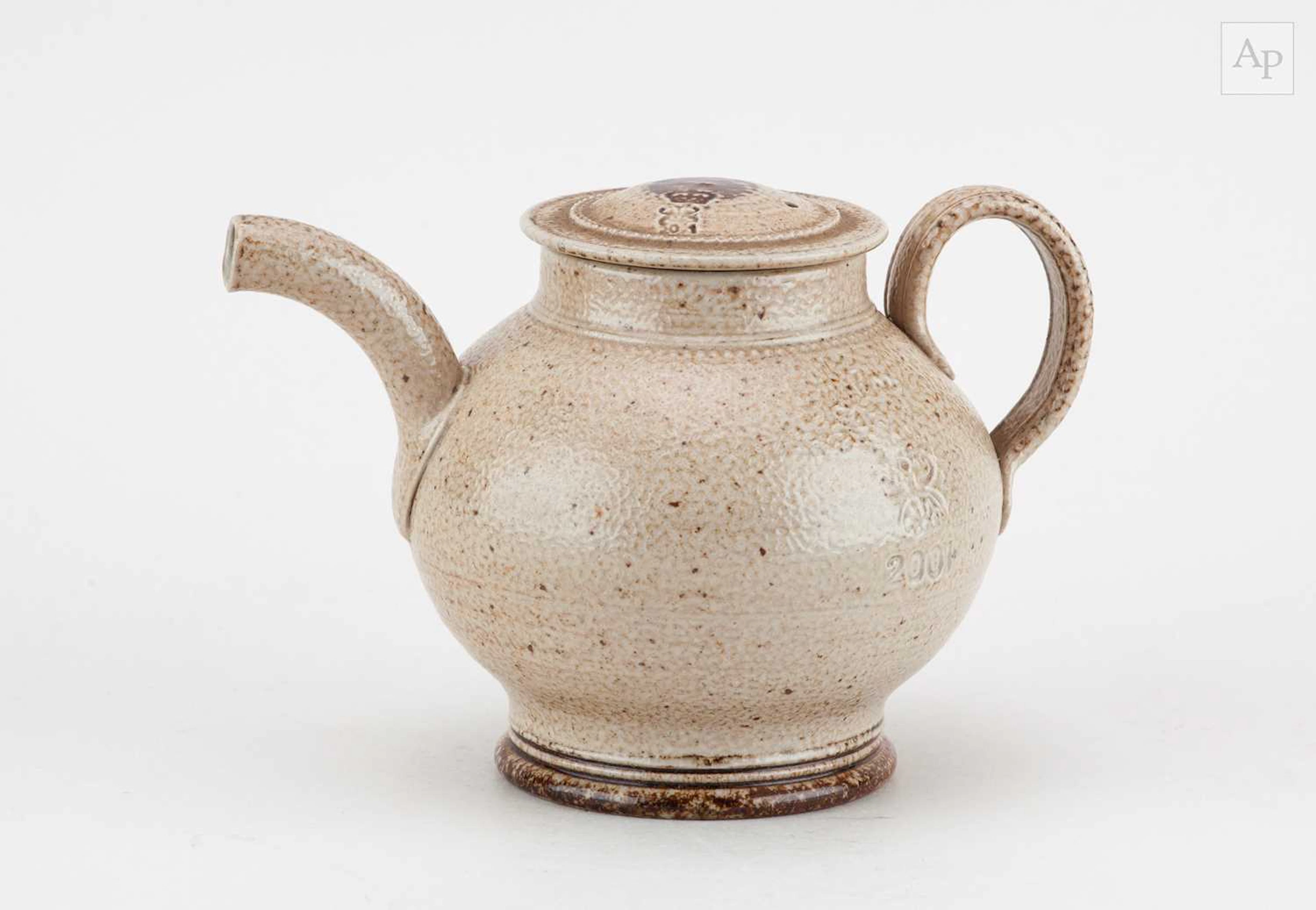 STEVE HARRISON (born 1967); a salt glazed teapot