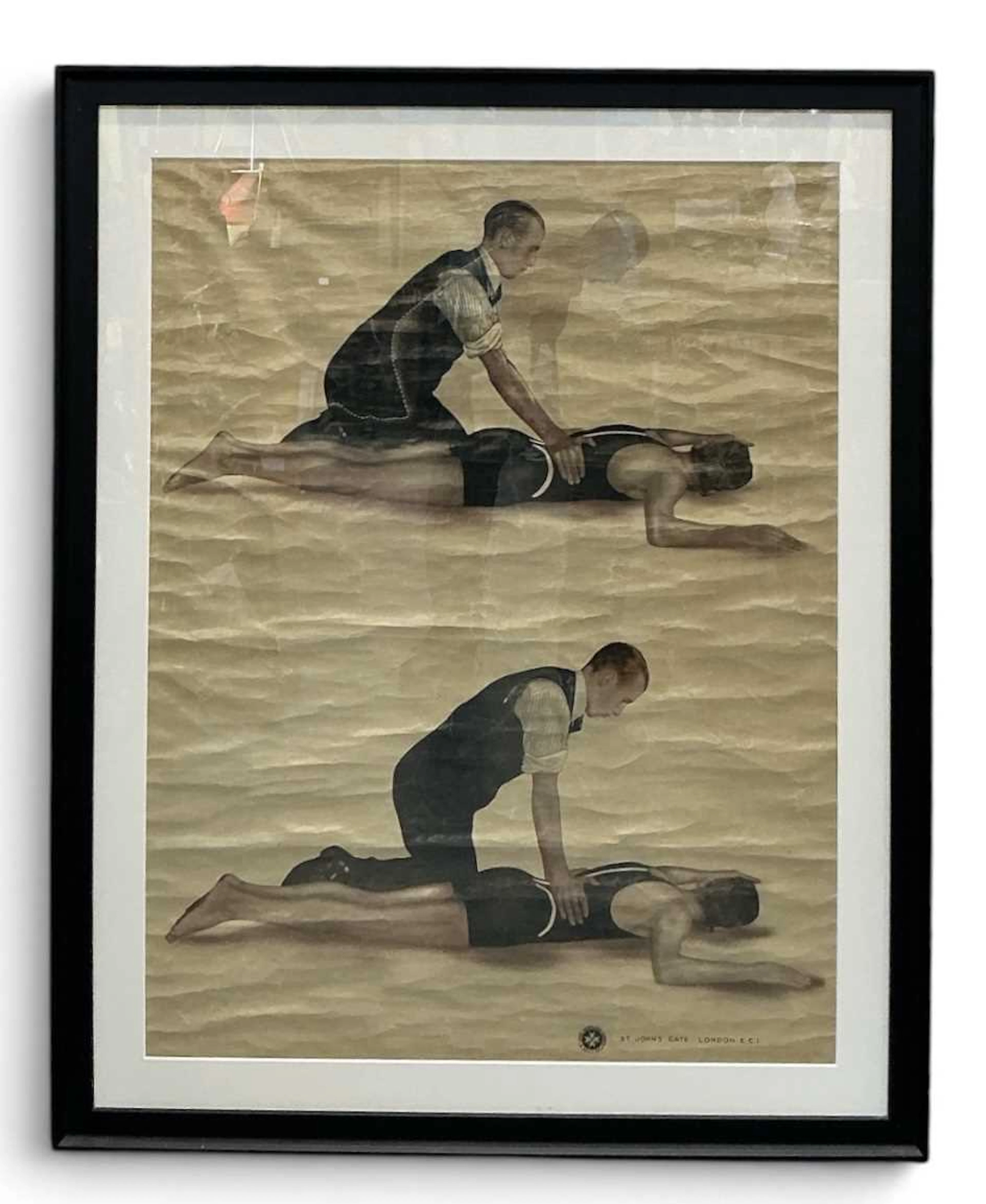 A framed early 20th century St