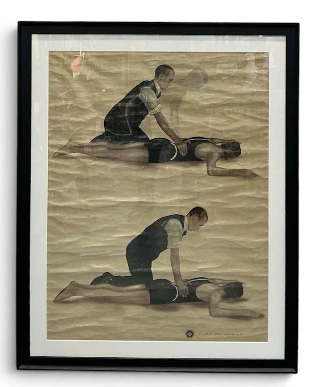 A framed early 20th century St