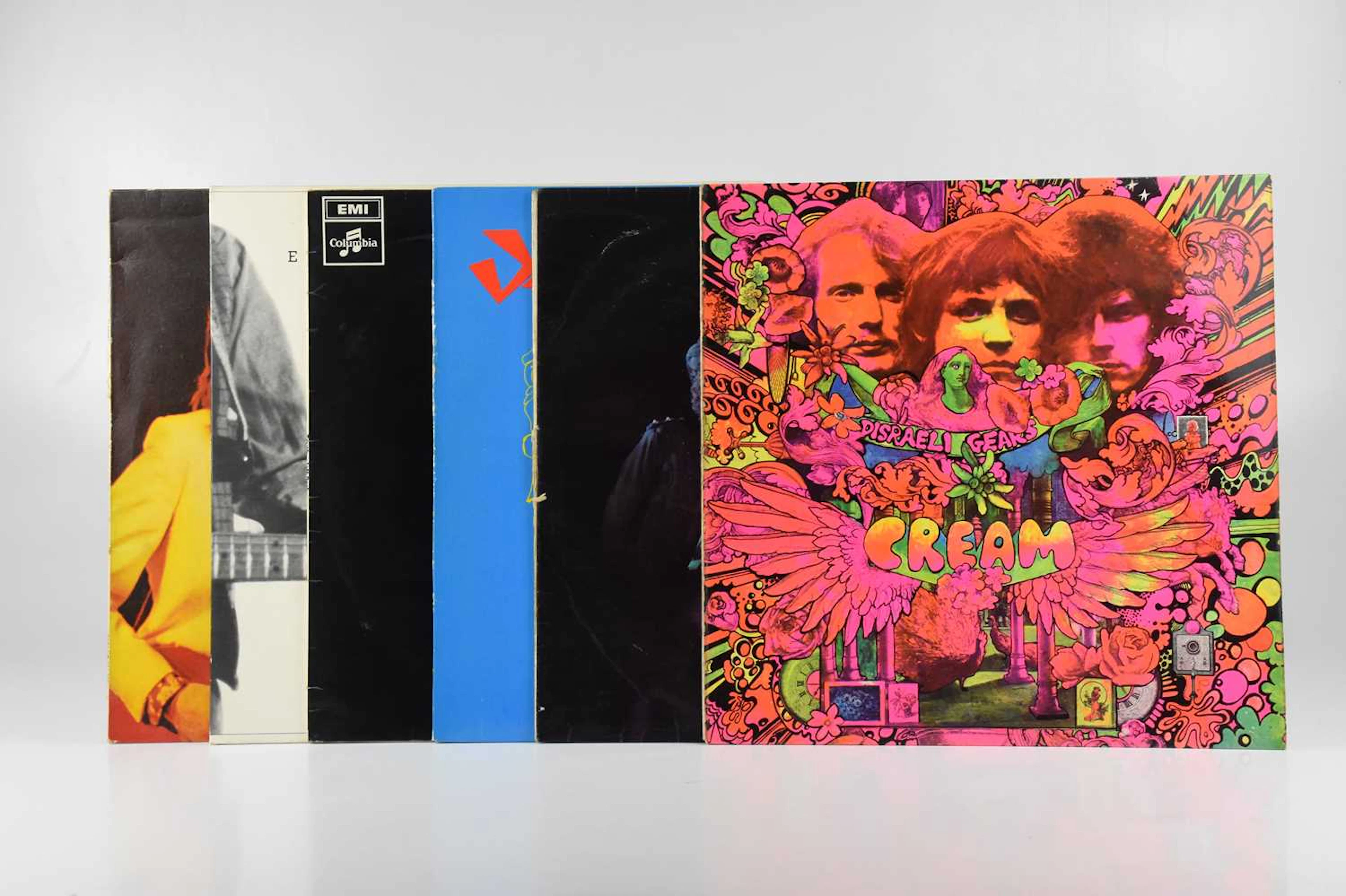 ERIC CLAPTON/CREAM; four albums comprising Disraeli Gears (594 003)